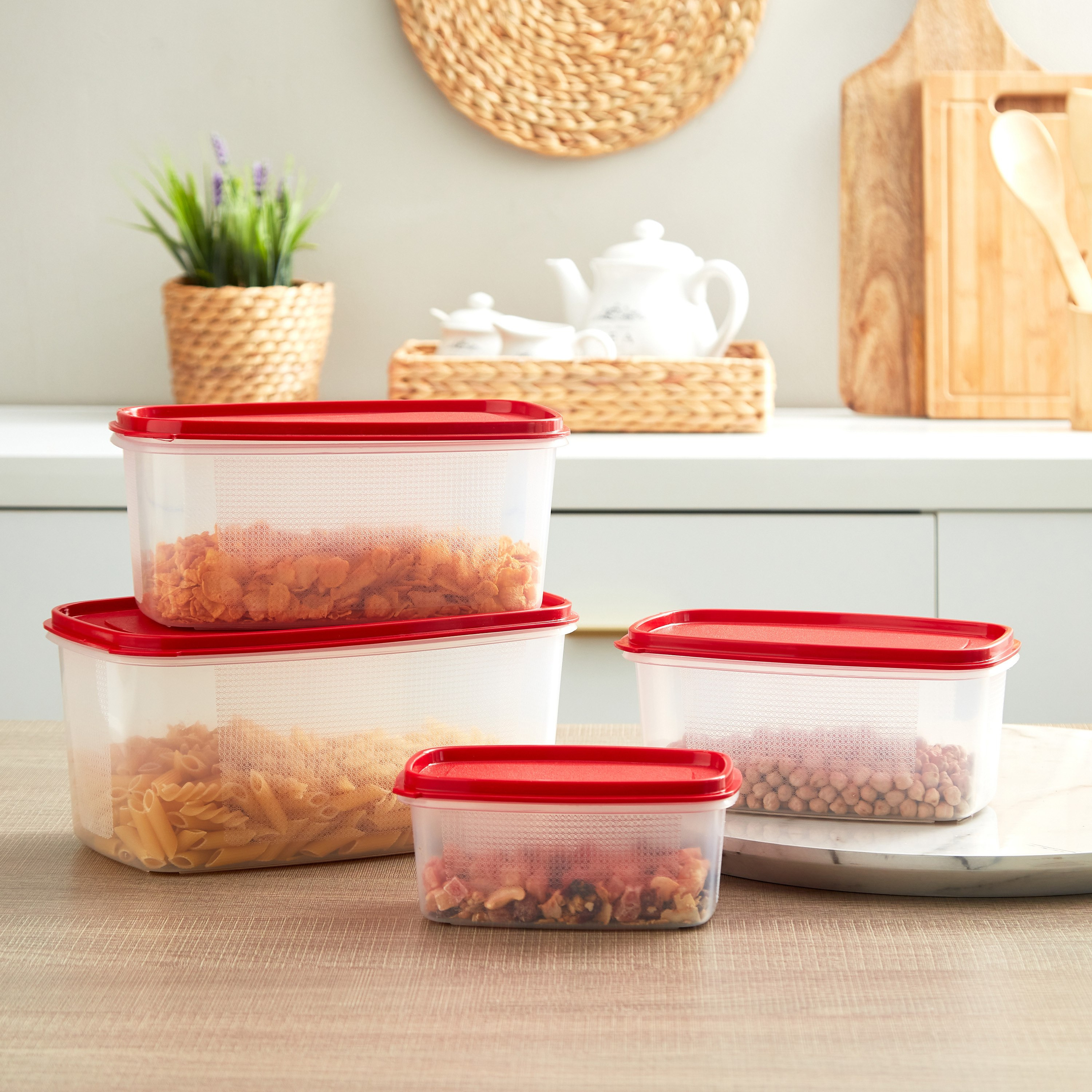 حاويات تخزين طعام بغطاء من كوزموبلاست - طقم من 4 قطع-hbxhomeware-hbxkitchen-image-5
