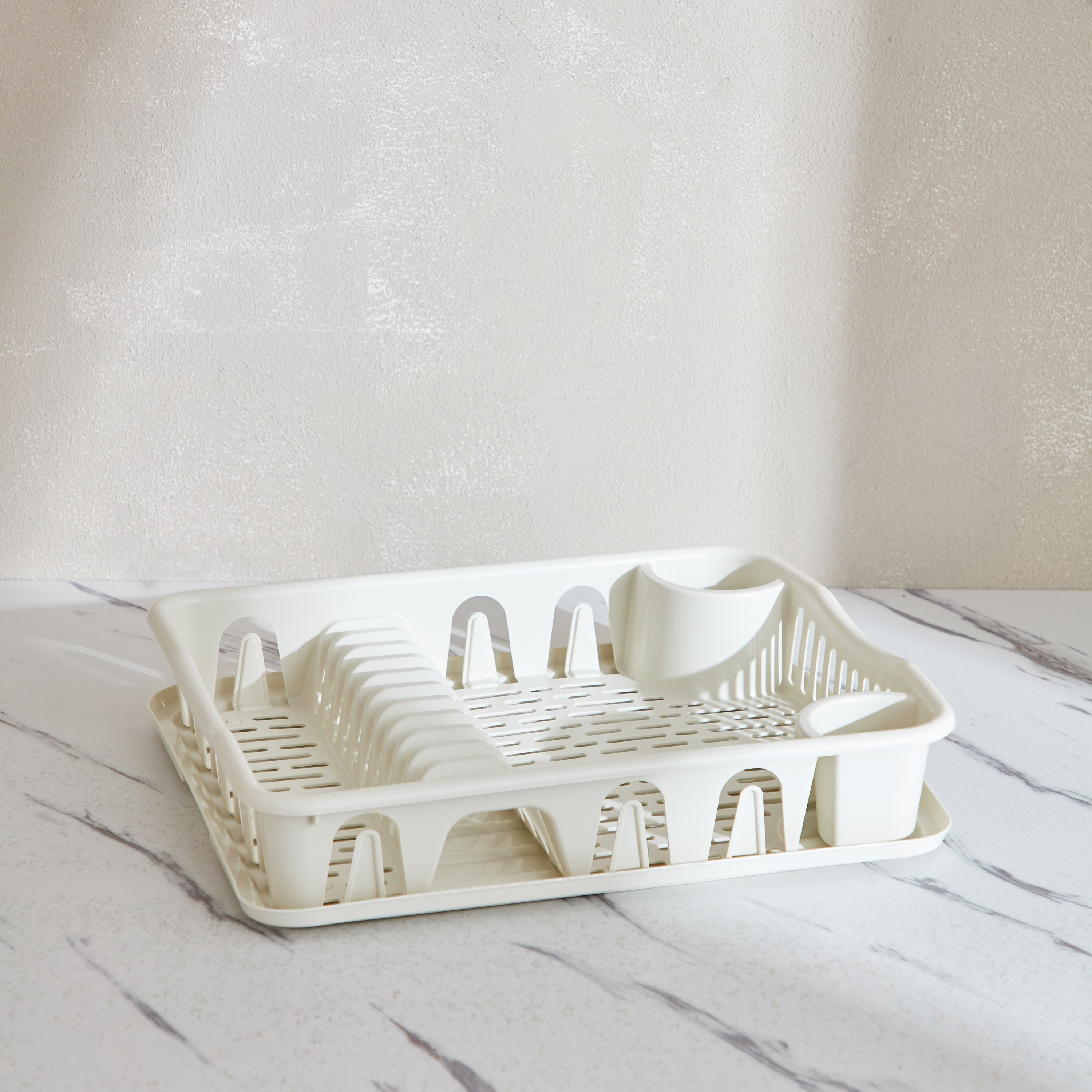 رف صحون مع صينية من كوزموبلاست - 50x40x10 سم-hbxhomeware-hbxkitchen-image-1
