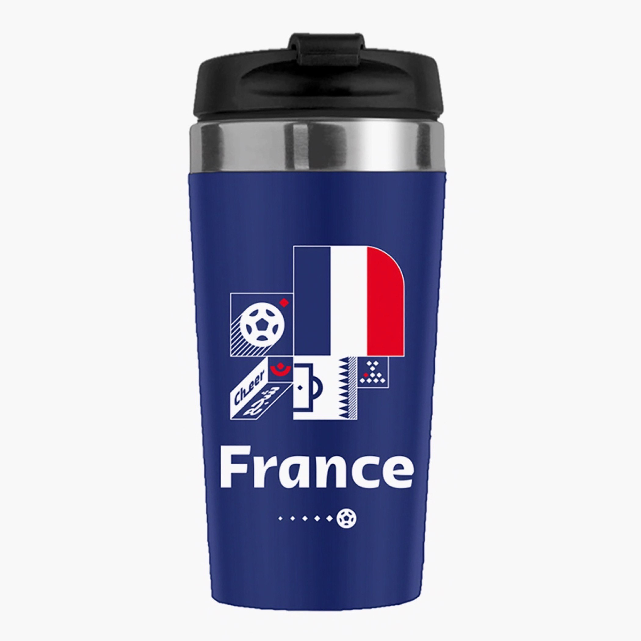 كوب للسفر بطبعات فريق فرنسا من فيفا - 400 مل-hbxhomeware-hbxkitchen-image-1