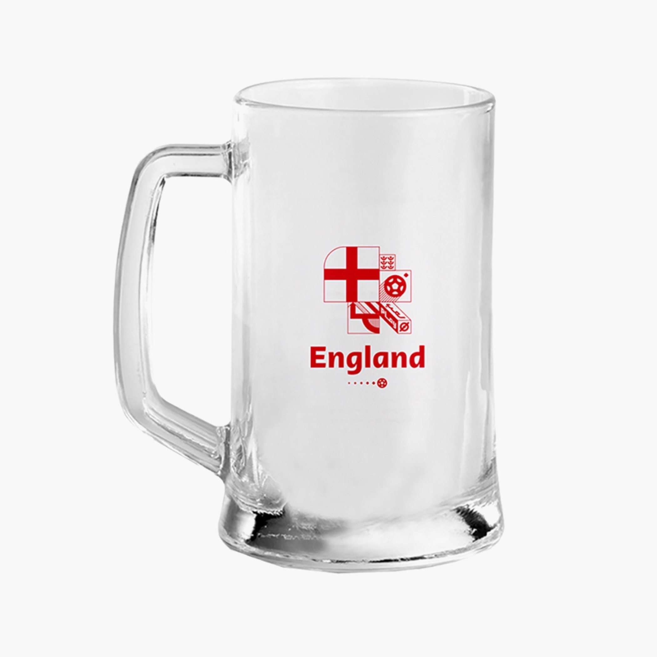 FIFA England Glass Beer Mug - 250 ml-hbxhomeware-hbxkitchen-image-1