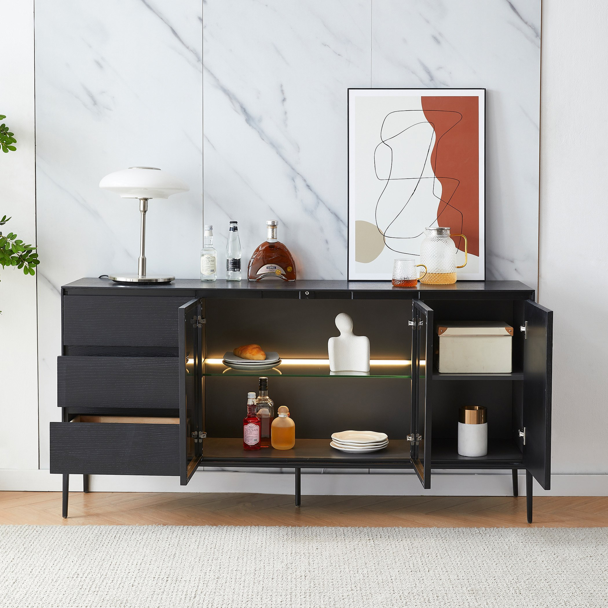 خزانة جانبية من ألدرين-hbxfurniture-diningroom-buffetsandsideboards-image-2