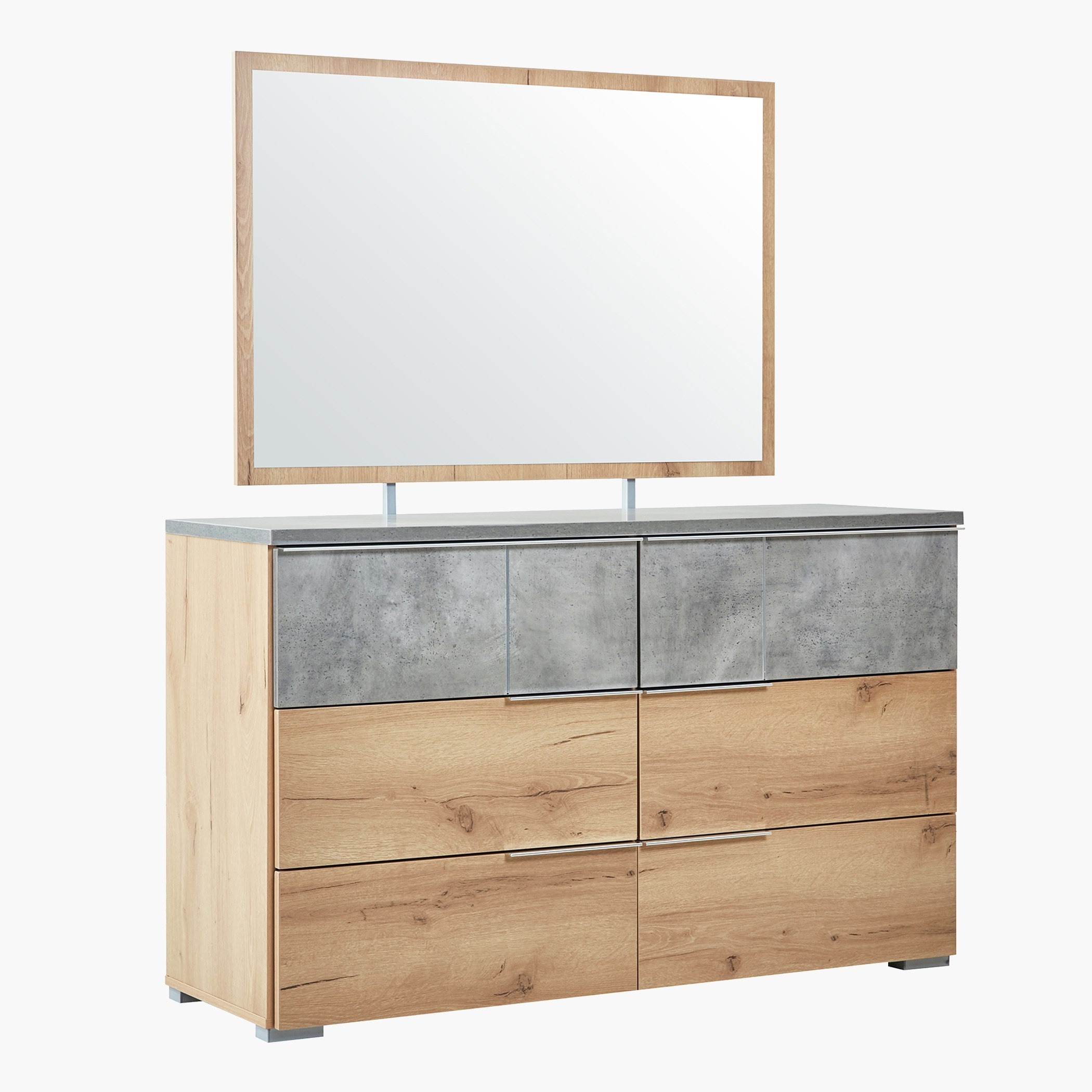 طقم غرفة نوم كينج 5 قطع من نورماندي - 180x200 سم-hbxbedroom-bedsandbedsets-bedroomsets-king-image-14