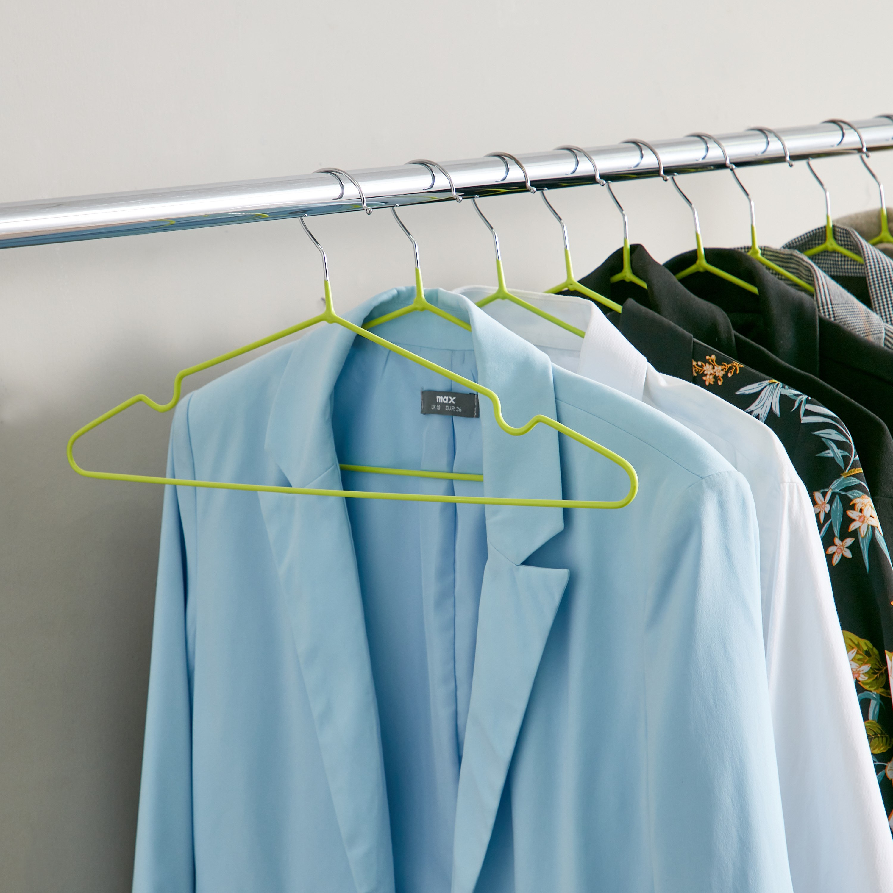 علّاقة ملابس حديد من بريما - طقم من 10 قطع-hbxhomeware-bathandlaundry-clothesdryingracks-image-1