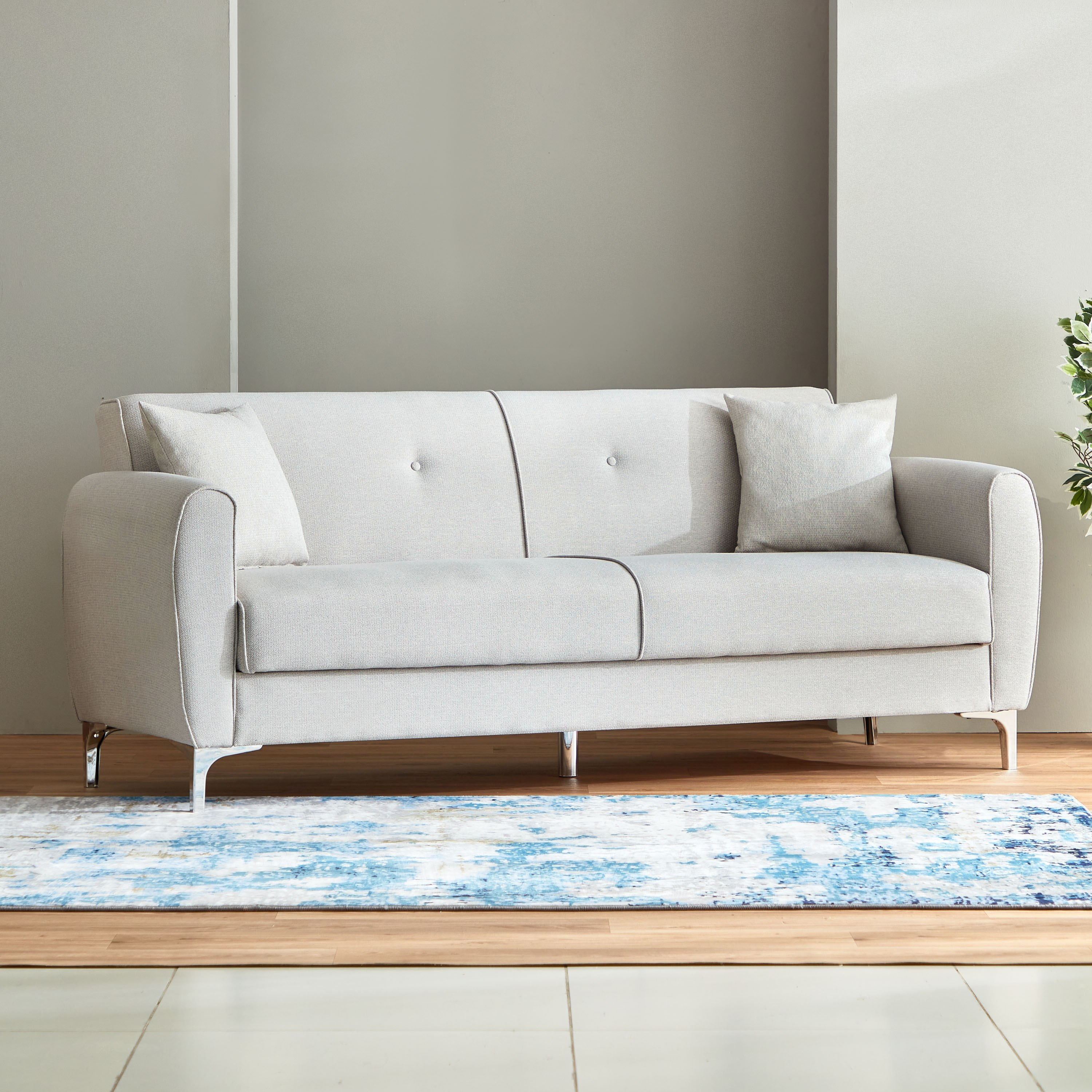Tampa 3-Seater Fabric Sofa Bed with Storage and 2 Cushions-hbxlivingroom-sofasandarmchairs-sofas-image-1