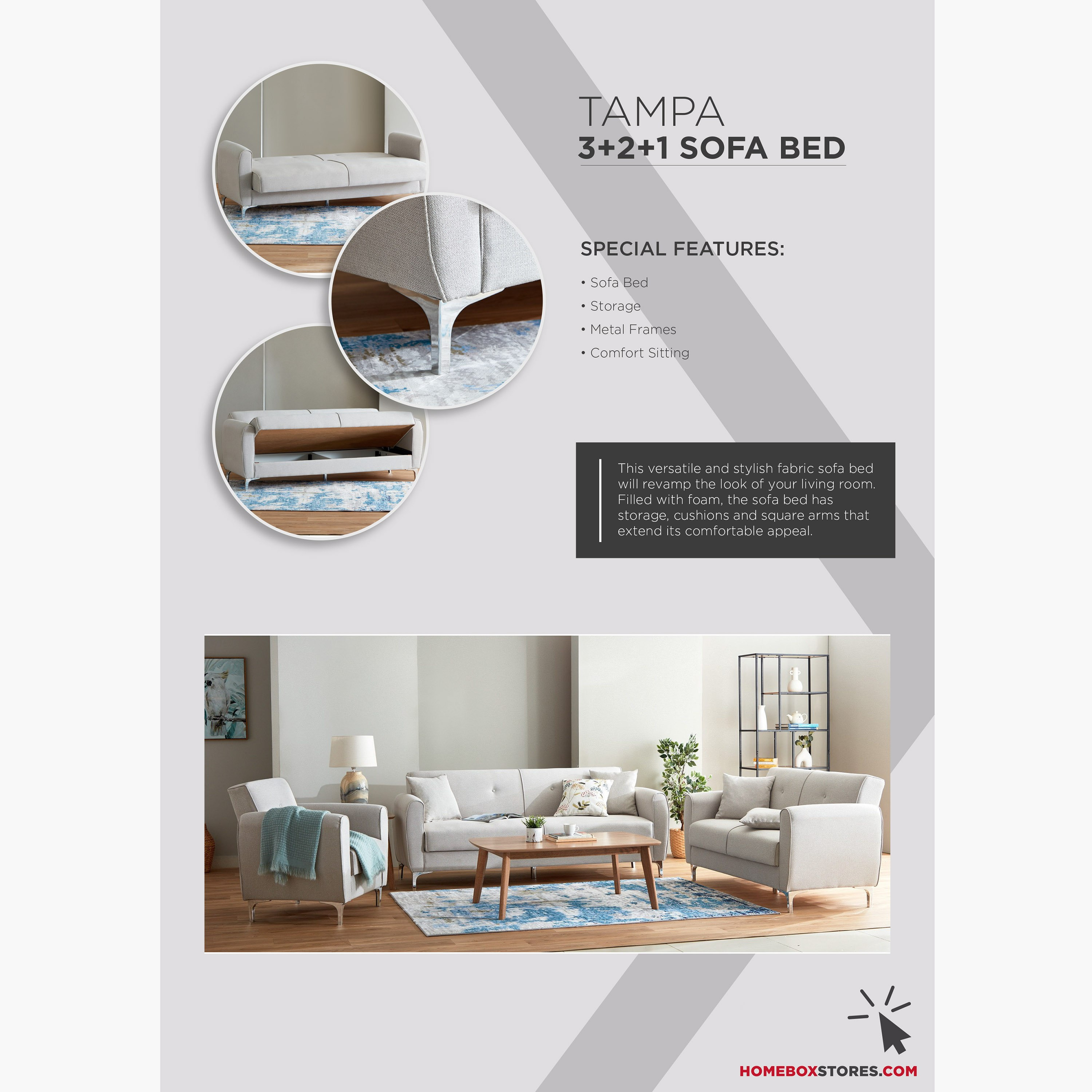 Tampa 3-Seater Fabric Sofa Bed with Storage and 2 Cushions-hbxlivingroom-sofasandarmchairs-sofas-image-18