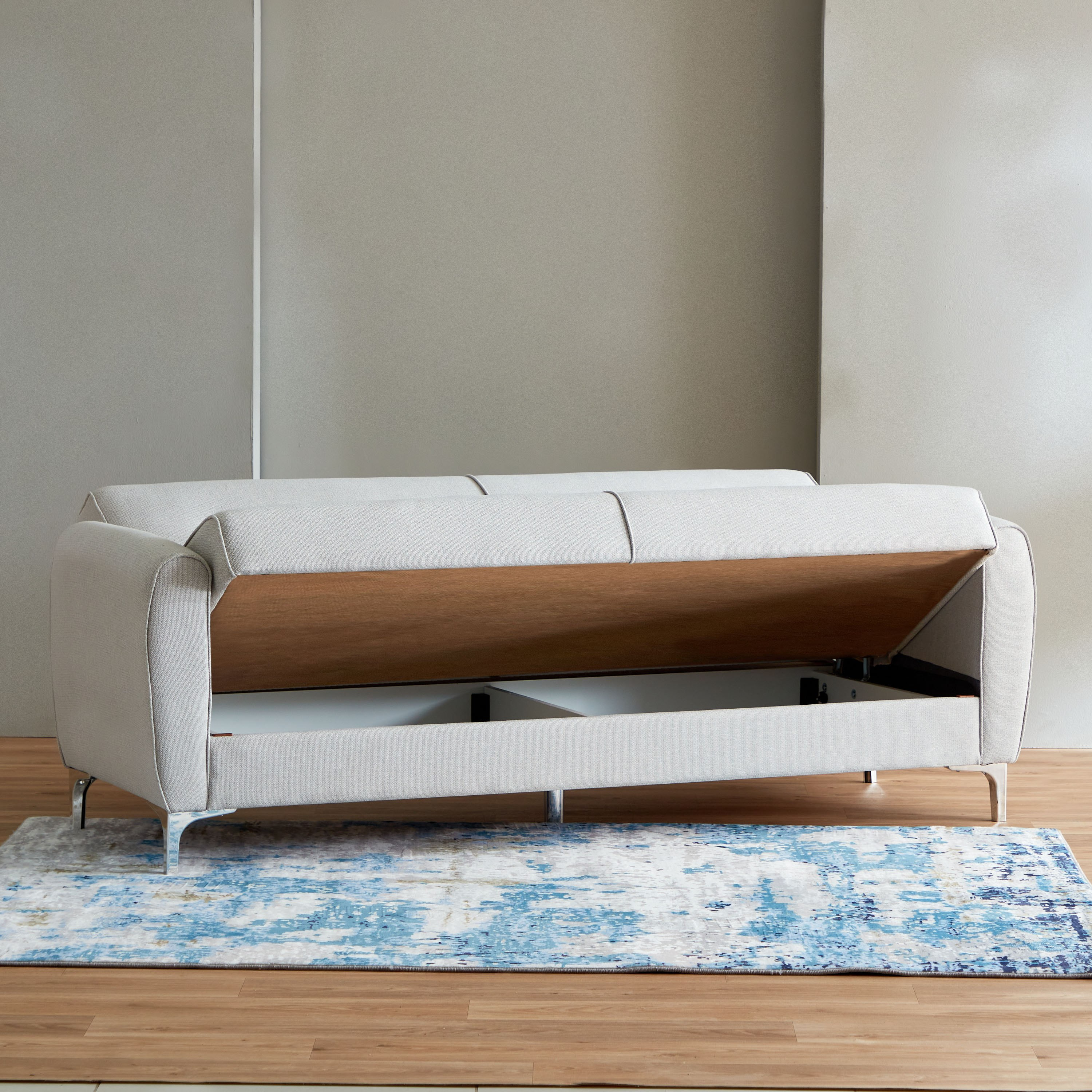 Tampa 3-Seater Fabric Sofa Bed with Storage and 2 Cushions-hbxlivingroom-sofasandarmchairs-sofas-image-3