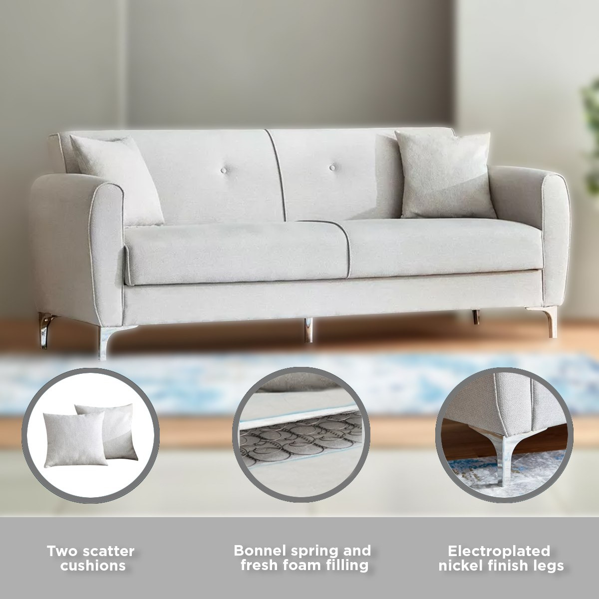 Tampa 3-Seater Fabric Sofa Bed with Storage and 2 Cushions-hbxlivingroom-sofasandarmchairs-sofas-image-5