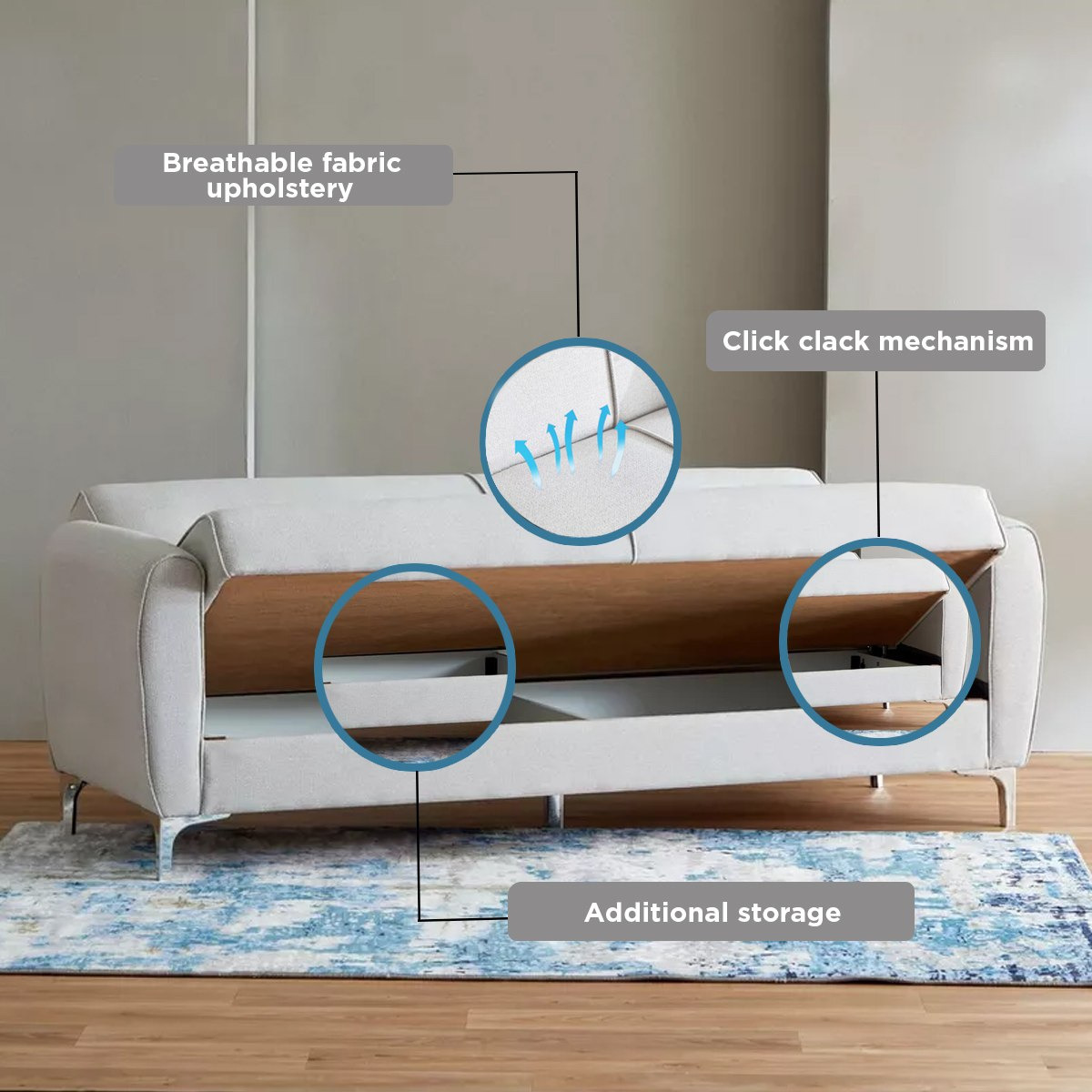 Tampa 3-Seater Fabric Sofa Bed with Storage and 2 Cushions-hbxlivingroom-sofasandarmchairs-sofas-image-7
