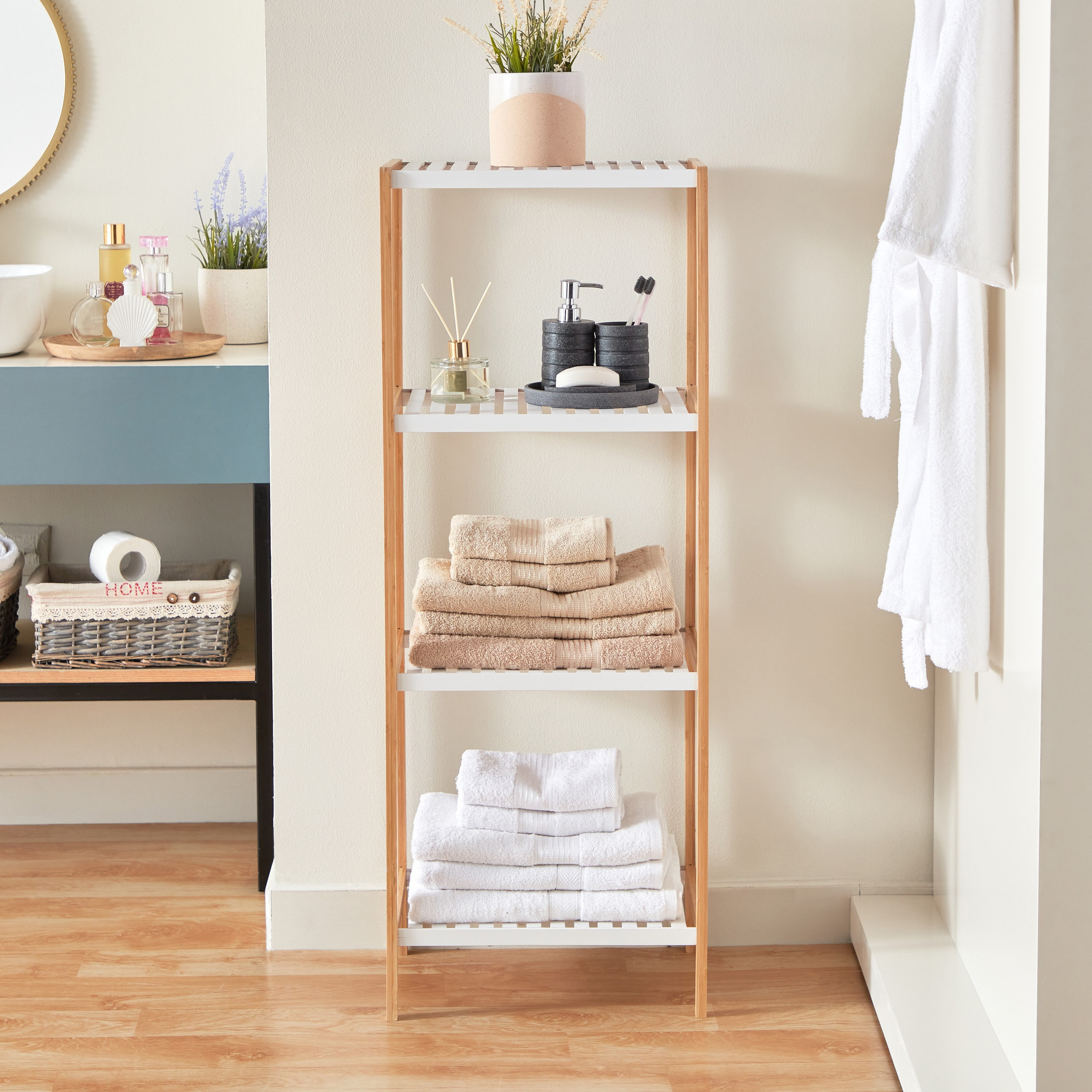 Lexus 4-Tier Bath Rack - 45x35x120 cm-hbxbathroom-bathroomstorage-towelholdersandstands-image-2