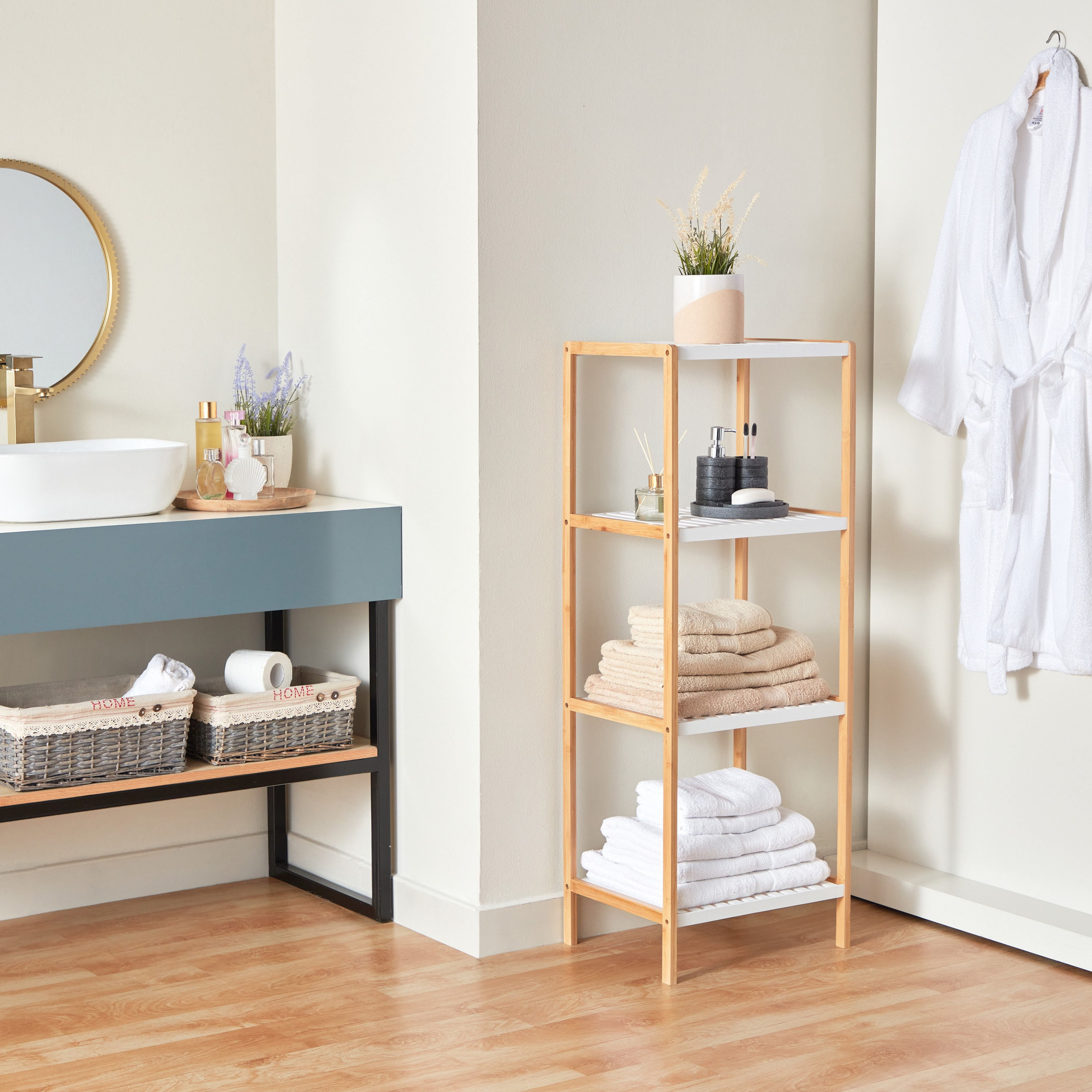 Lexus 4-Tier Bath Rack - 45x35x120 cm-hbxbathroom-bathroomstorage-towelholdersandstands-image-6