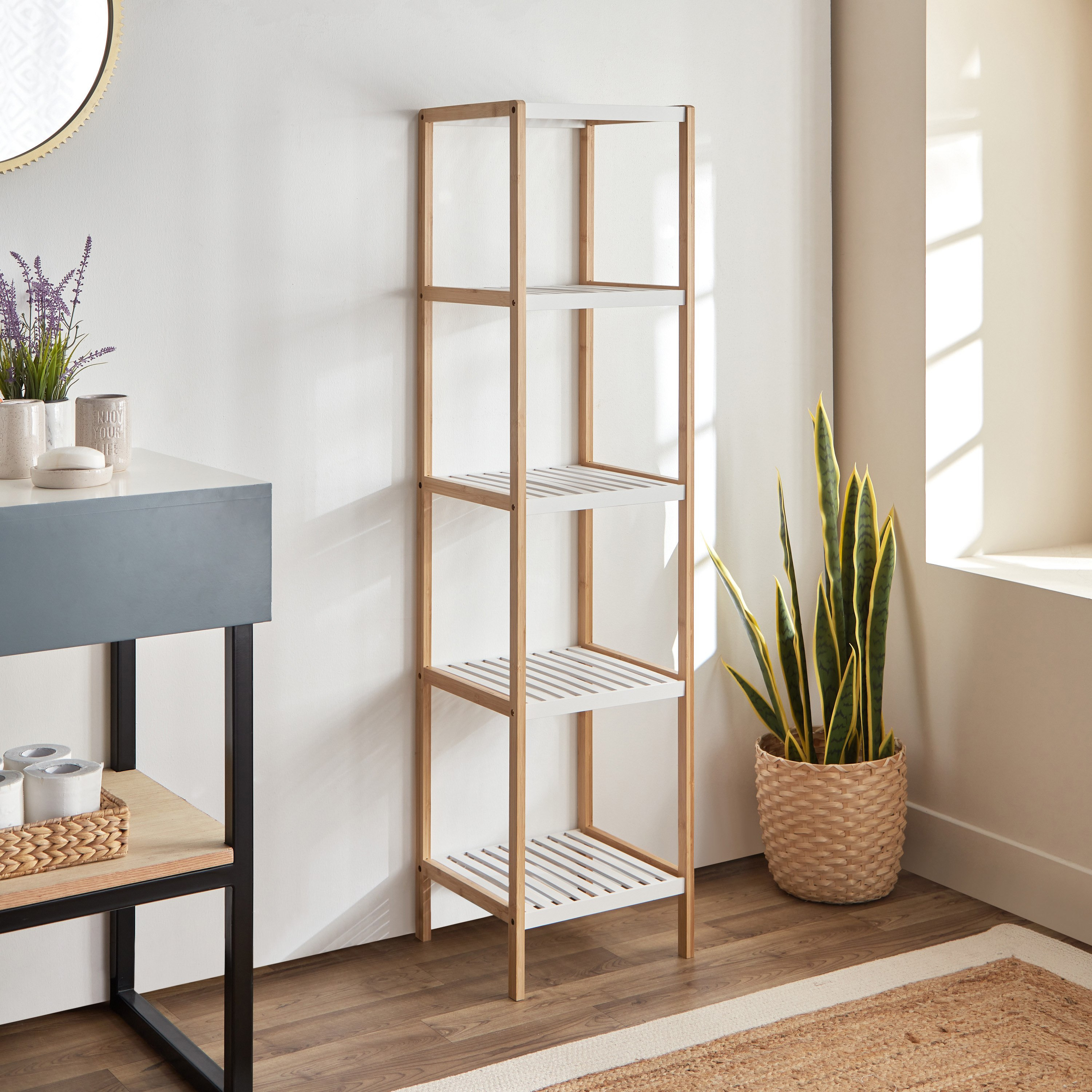 Lexus 5-Tier Bath Rack - 34x30x140 cm-hbxbathroom-bathroomstorage-towelholdersandstands-image-2