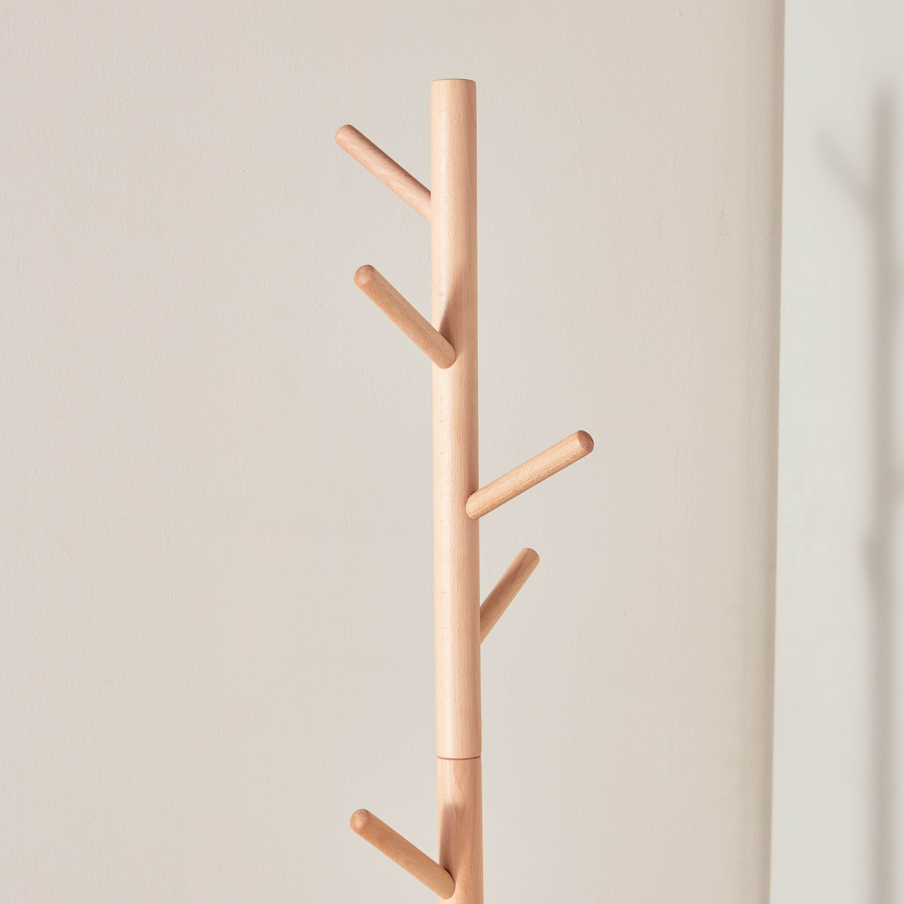 علاقة معاطف خشبية - 42x42x175 سم-hbxhomeware-hbxbathroom-image-2