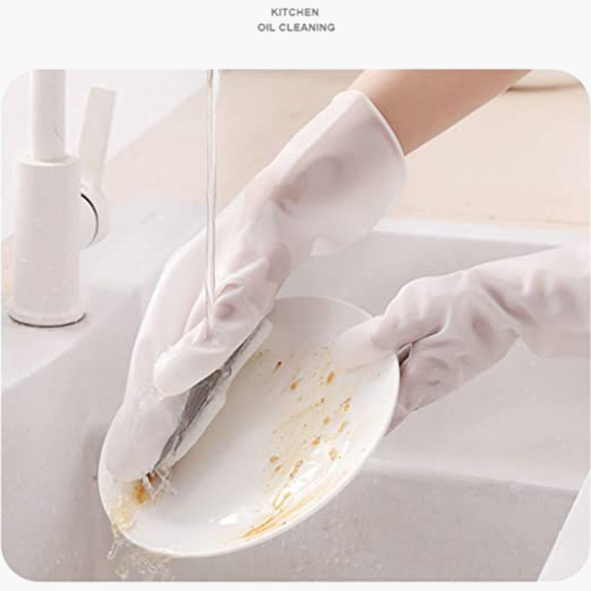 Neo 2-Piece Silicone Cleaning Gloves Set - 3x5.5x7 cm-hbxkitchen-kitchenware-kitchenaccessories-image-3