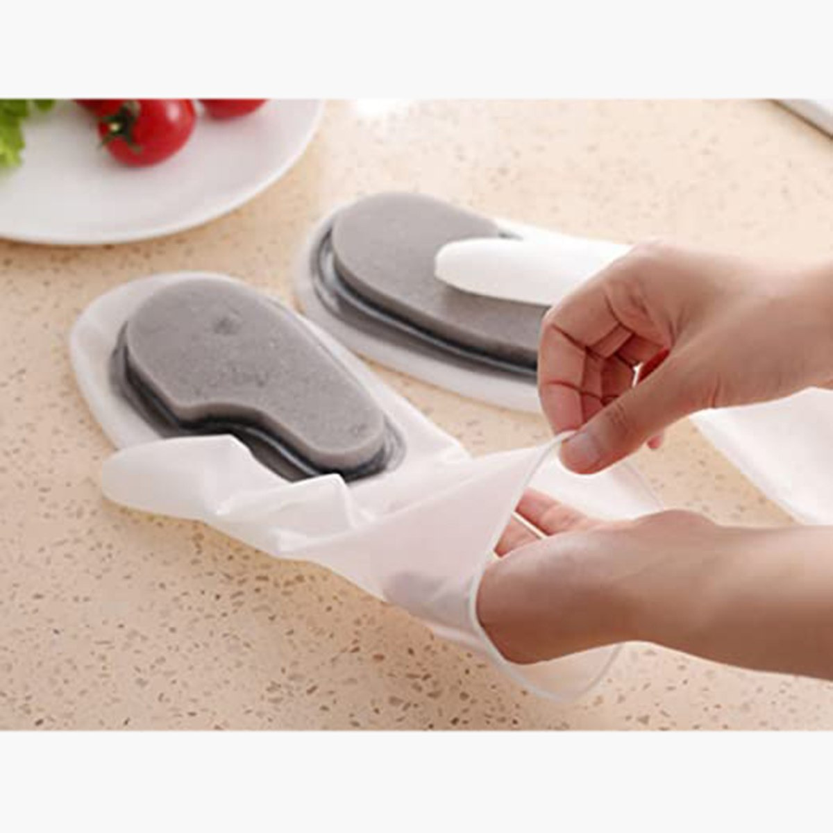 Neo 2-Piece Silicone Cleaning Gloves Set - 3x5.5x7 cm-hbxkitchen-kitchenware-kitchenaccessories-image-5