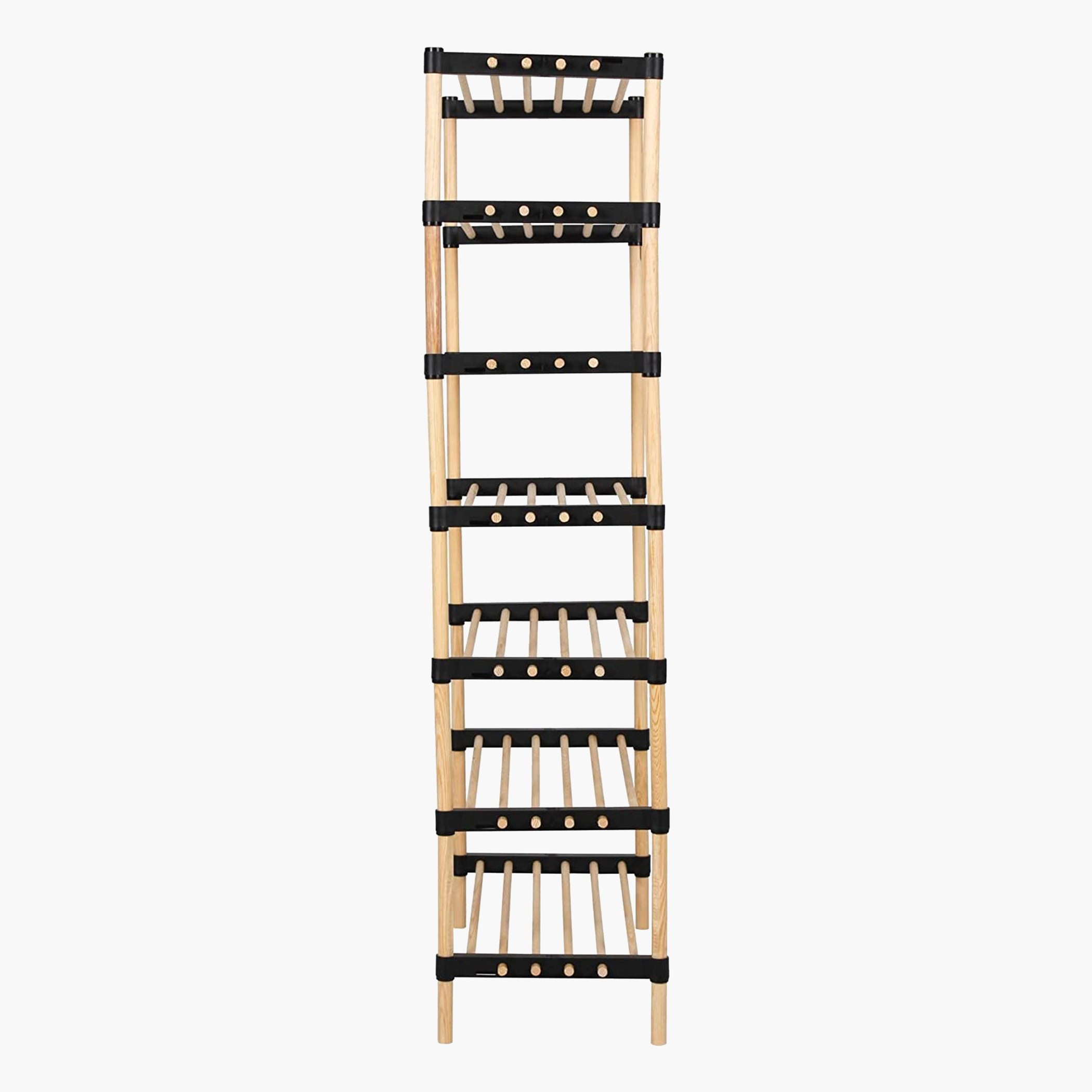 وحدة رف خيزران متعدد الاستخدامات بـ7 طوابق من نيو - 29x60x15.5 سم-hbxhomeware-hbxbathroom-image-2