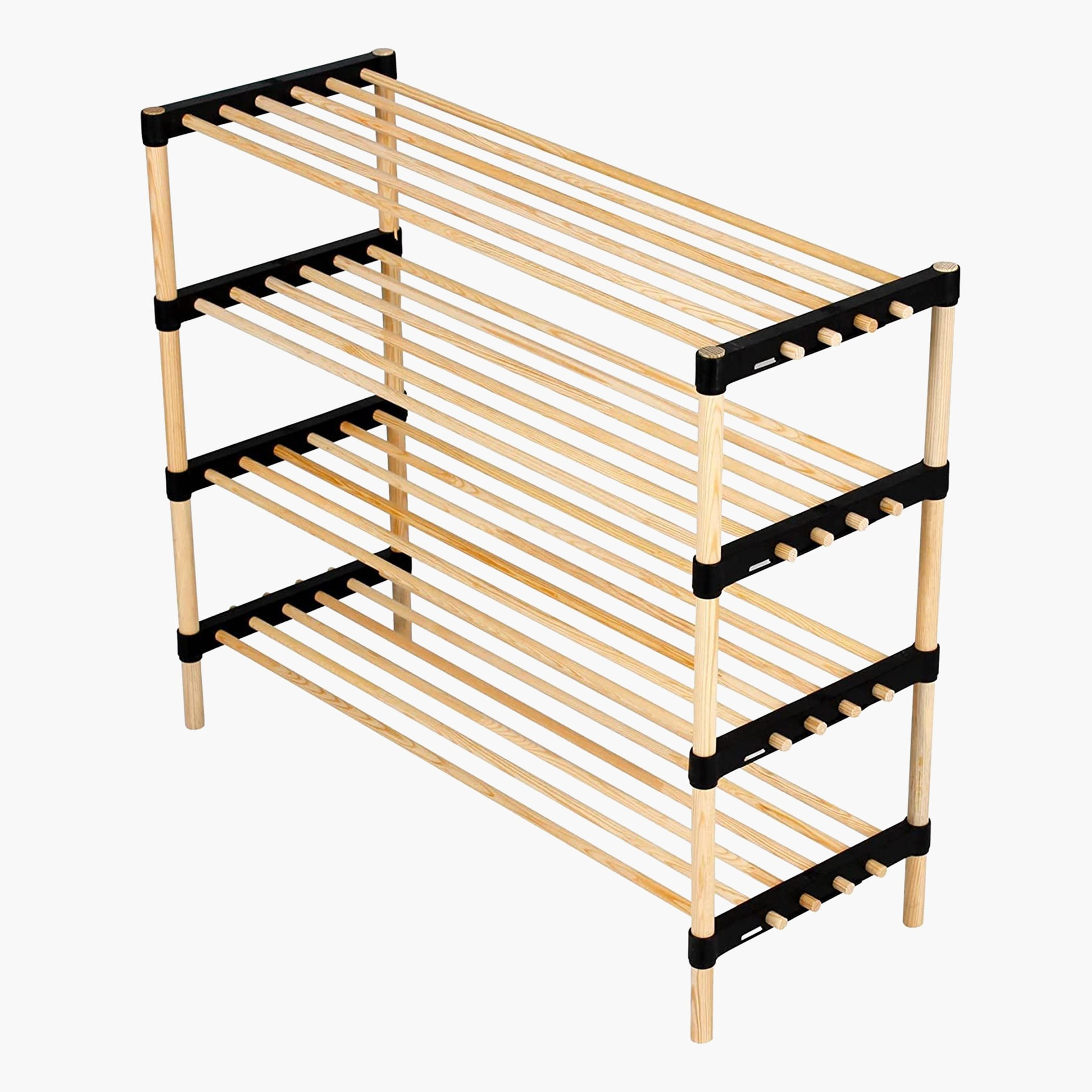 وحدة رف خيزران متعدد الاستخدامات بـ4 طوابق من نيو - 29.5x9x80.6 سم-hbxhomeware-hbxbathroom-image-5