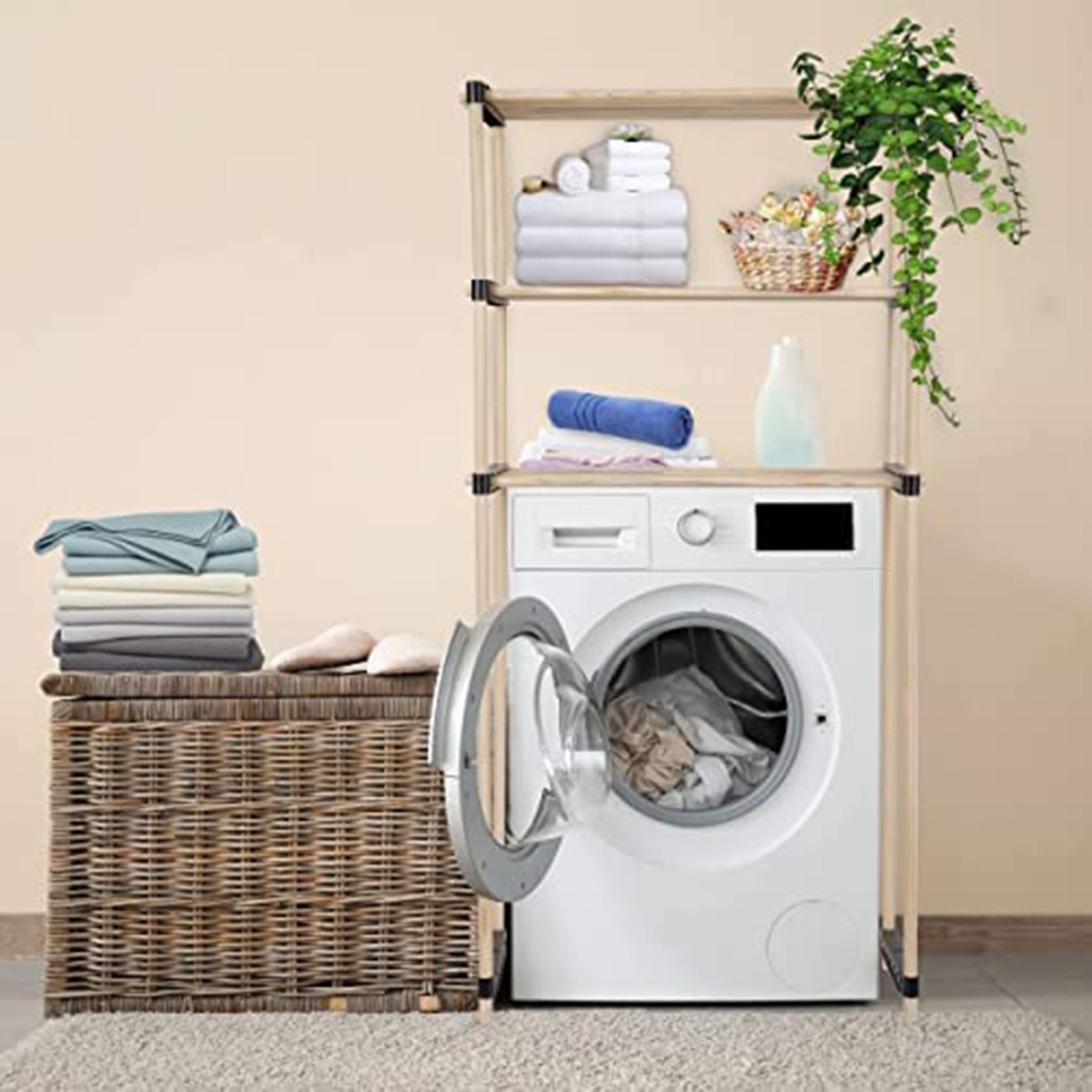 وحدة رف خيزران متعدد الاستخدامات من نيو - 56x28x62.5 سم-hbxhomeware-hbxbathroom-image-8
