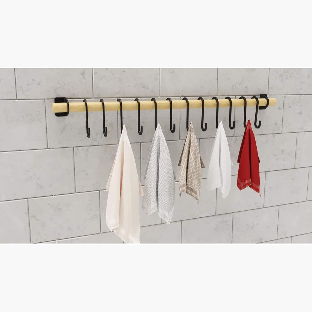 علاقة متعددة الاستخدامات خيزران خشب البحر من نيو - 60x2.5x5 سم-hbxhomeware-hbxkitchen-image-1