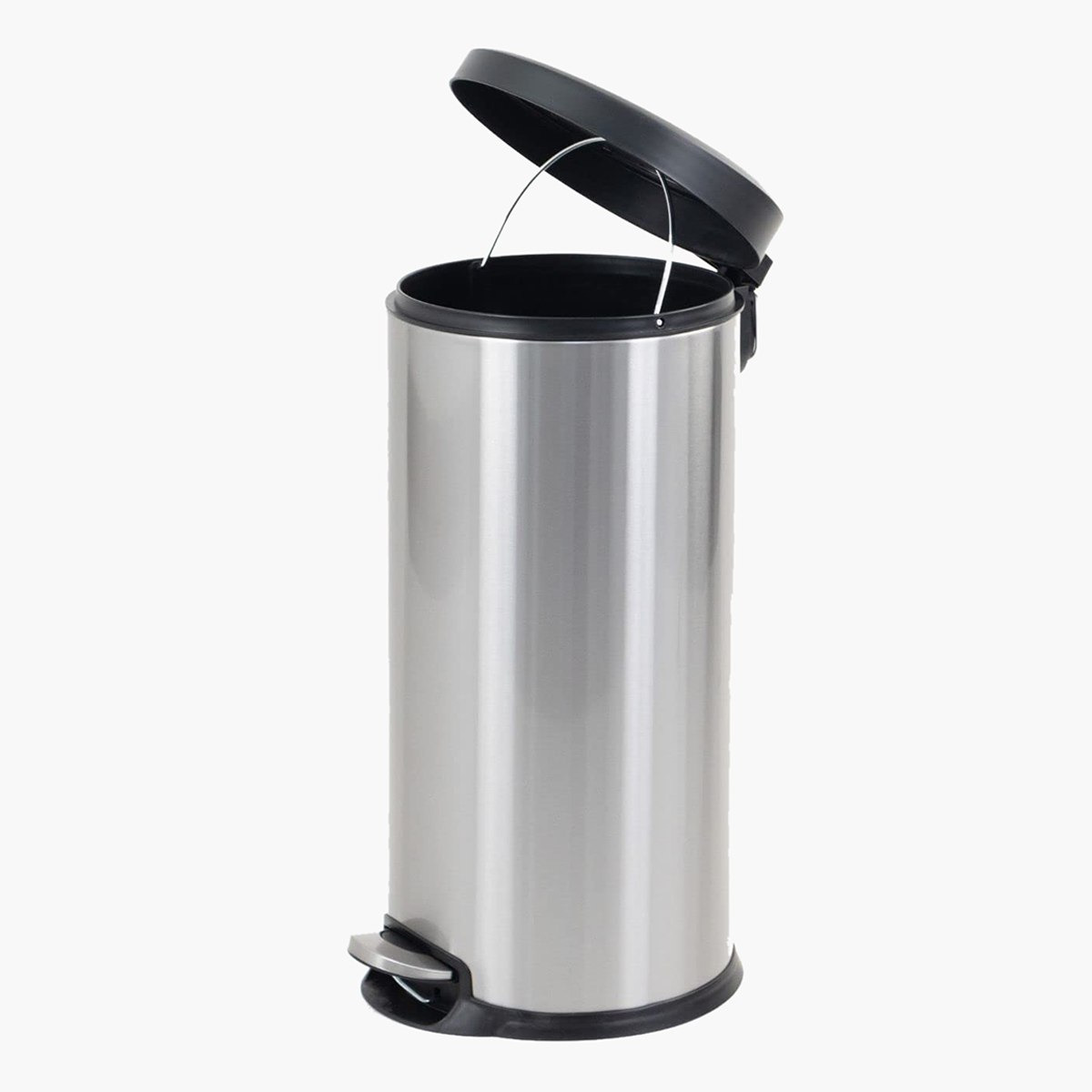 سلّة نفايات ستانلس ستيل شديدة التحمل بدواسة من نيو - 30 لتر-hbxhomeware-hbxbathroom-image-2