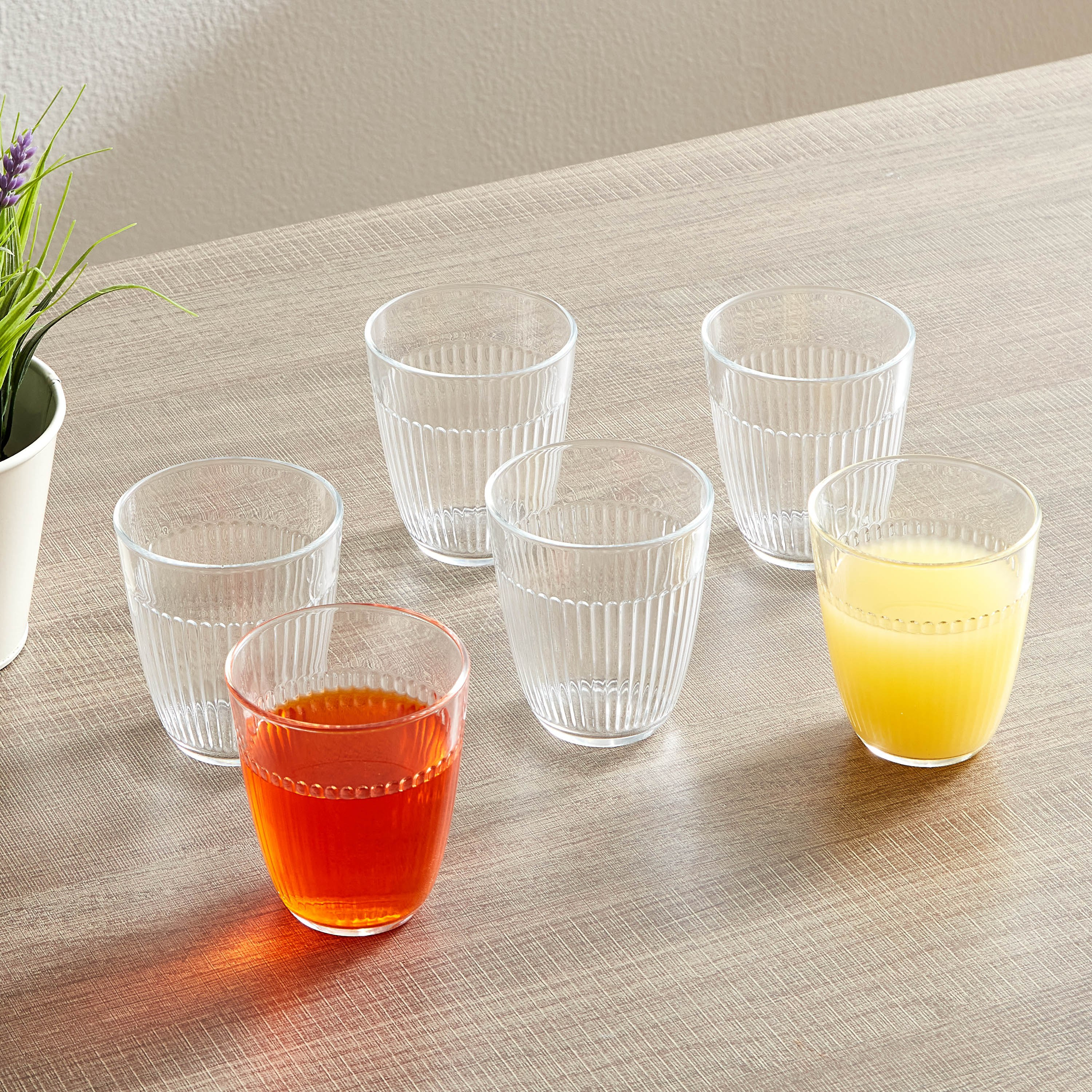 Luminarc Neo Gridz 6-Piece Tumbler Set - 310 ml-hbxhomeware-hbxkitchen-image-1