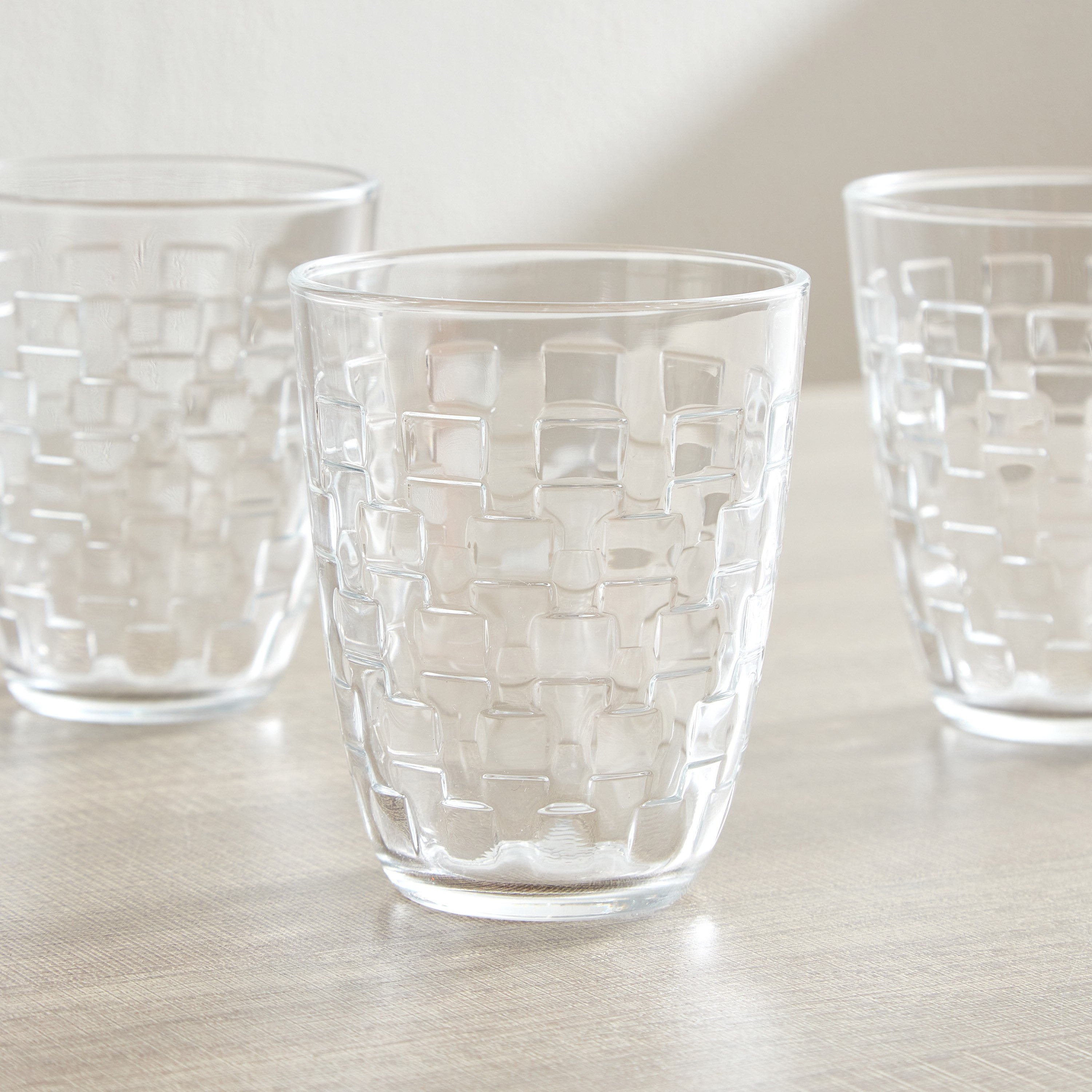 Luminarc Neo 6-Piece Checked Tumbler Set - 310 ml-hbxhomeware-hbxkitchen-image-3