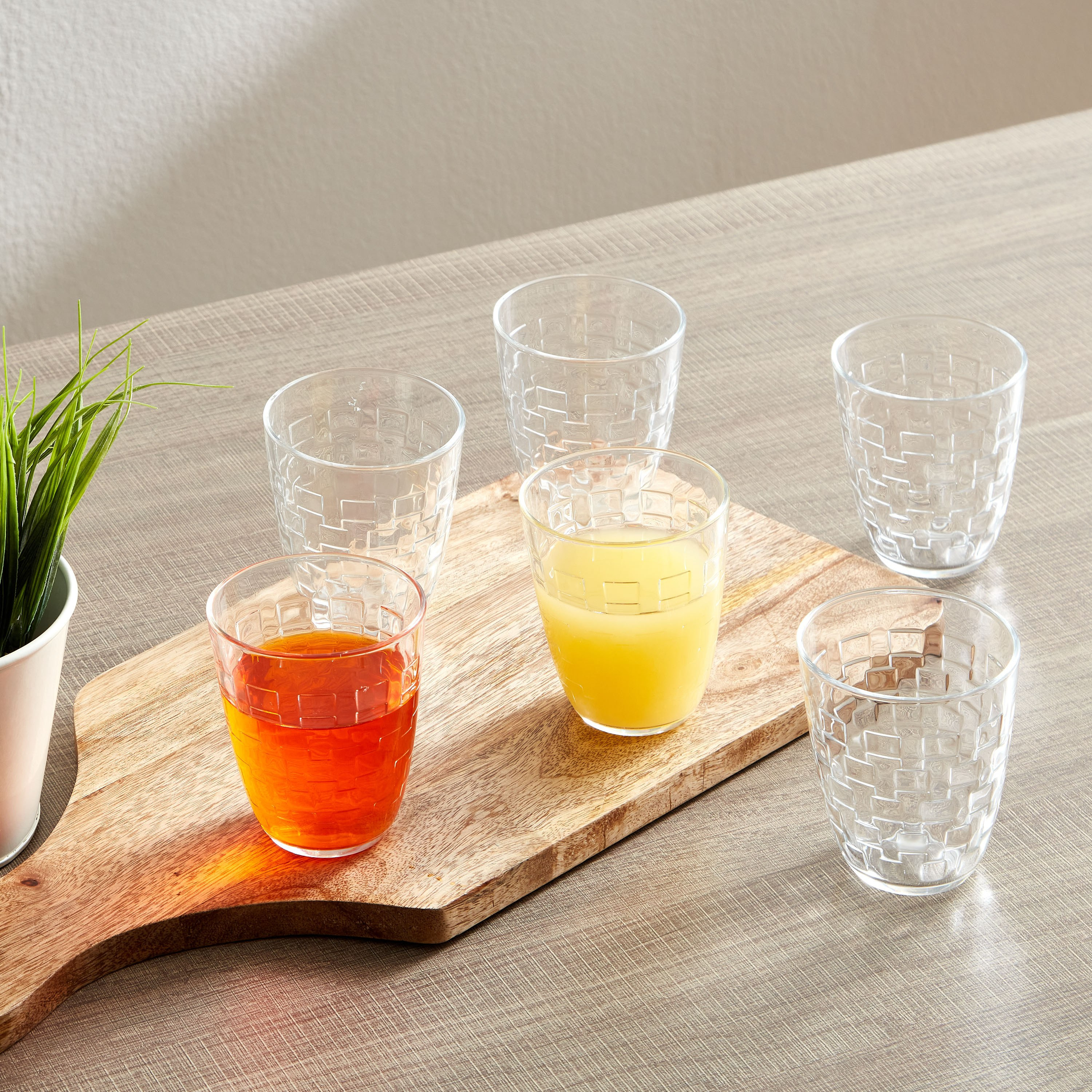 Luminarc Neo 6-Piece Checked Tumbler Set - 310 ml-hbxhomeware-hbxkitchen-image-5