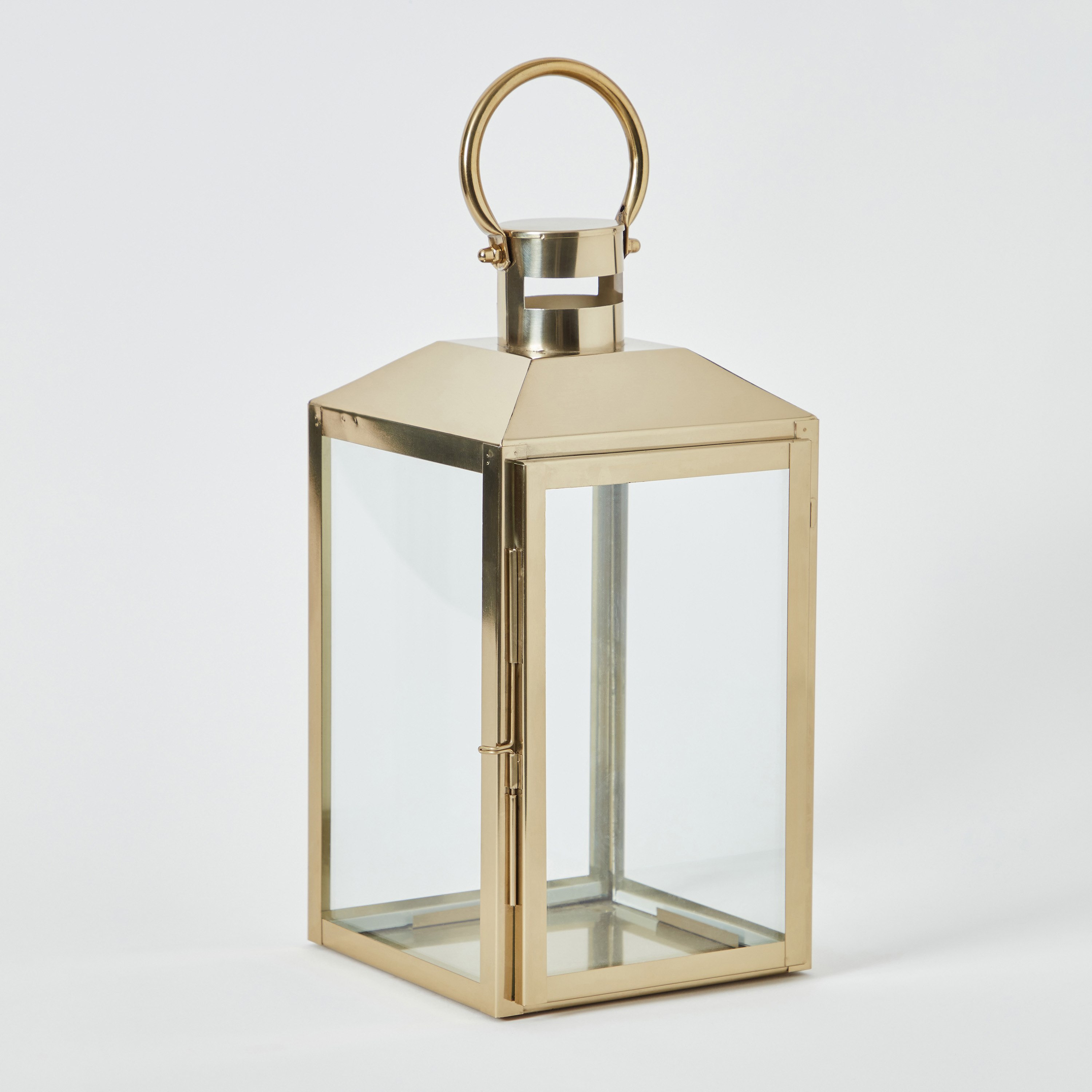 فانوس معدن من أوراف - 16x16x33 سم-hbxdecorandfurnishings-homeaccessories-lanterns-image-7