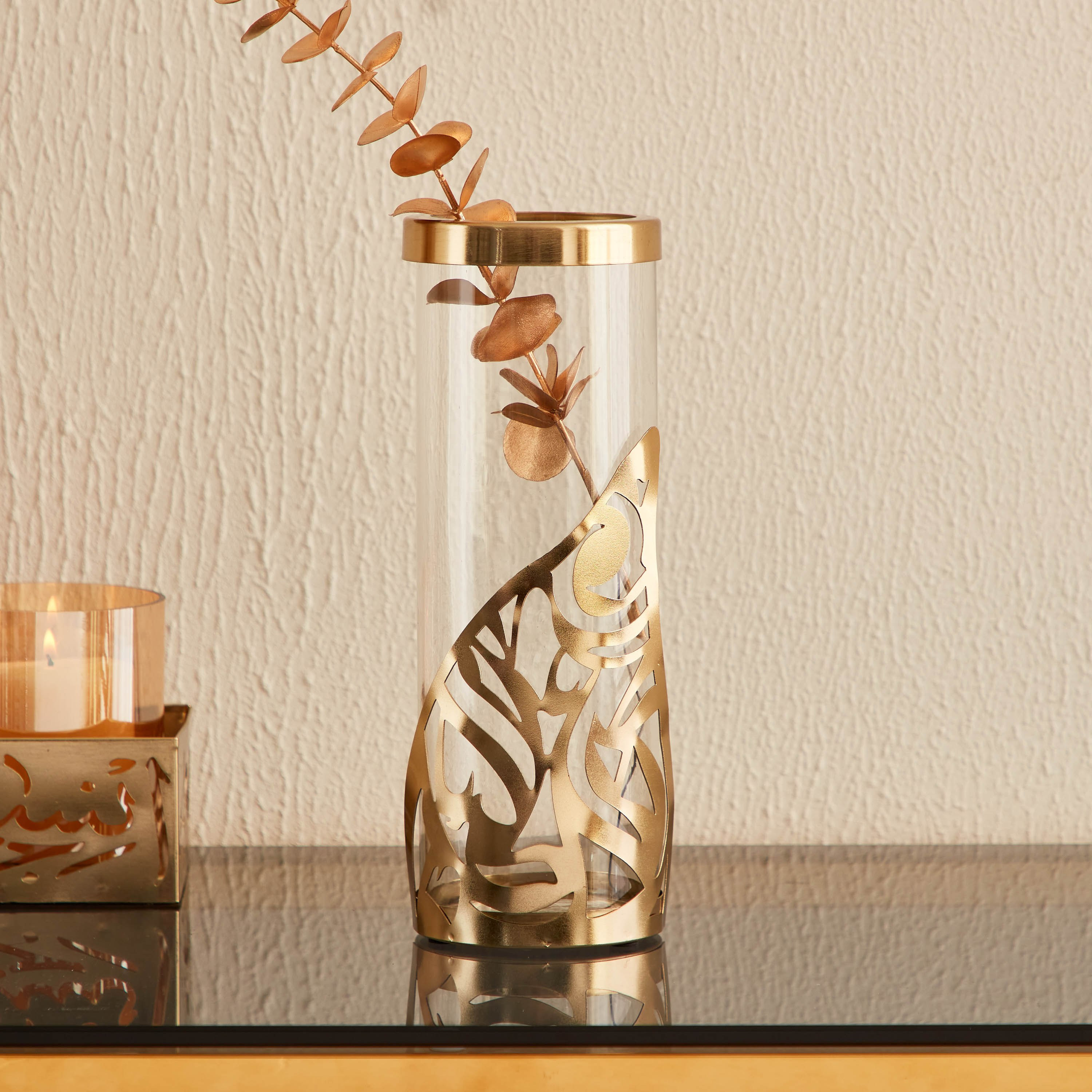 مزهرية معدنية - أورازي - 9x28 سم-hbxhomeware-hbxdecorandfurnishings-image-1