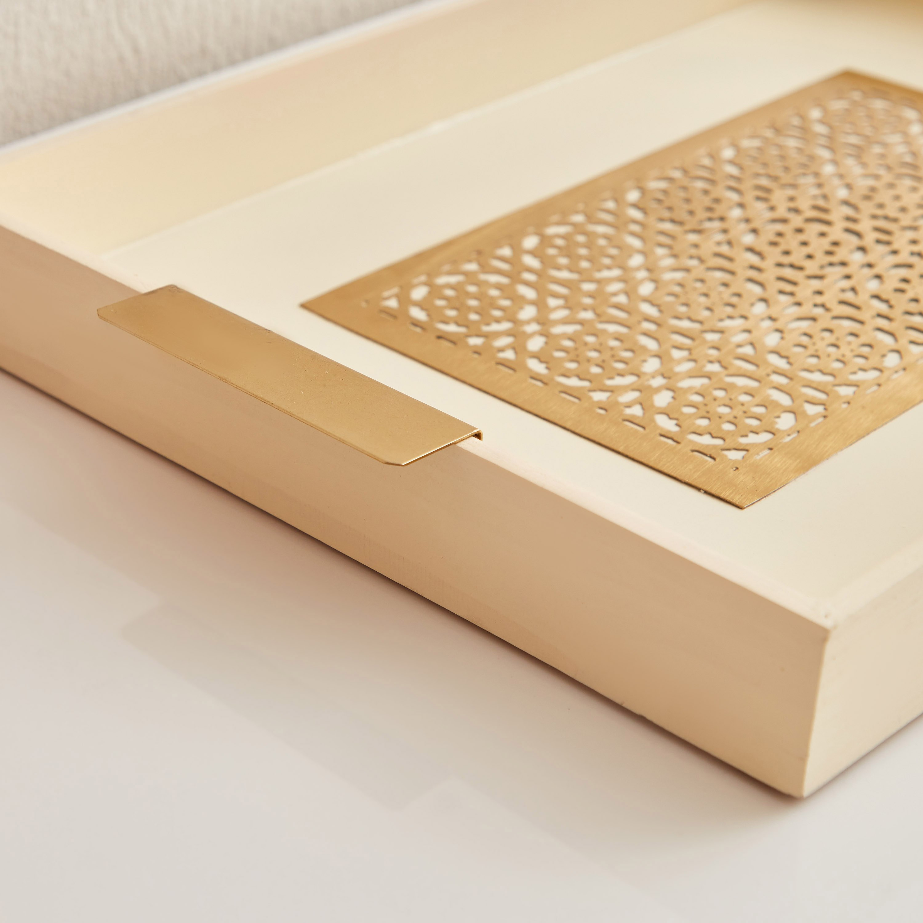 صينيّة خشب ومعدن من زوزاري - 44x29x4.5 سم-PROMO_HB_AE_B1G1_250925-image-4