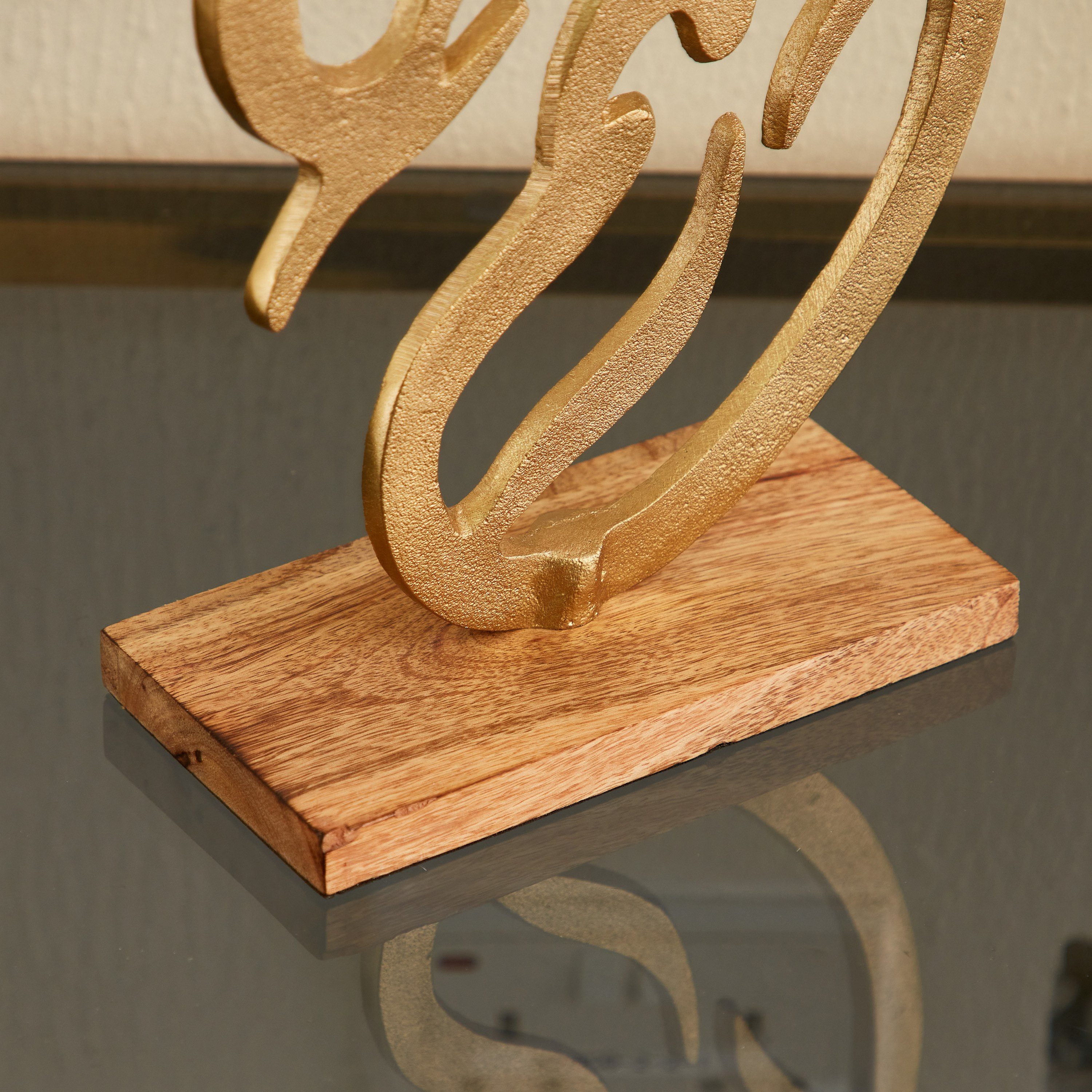 قطعة ديكور معدن بتصميم خط عربي من أورازي - 35x28x9 سم-hbxhomeware-homedecor-figurinesandornaments-image-4