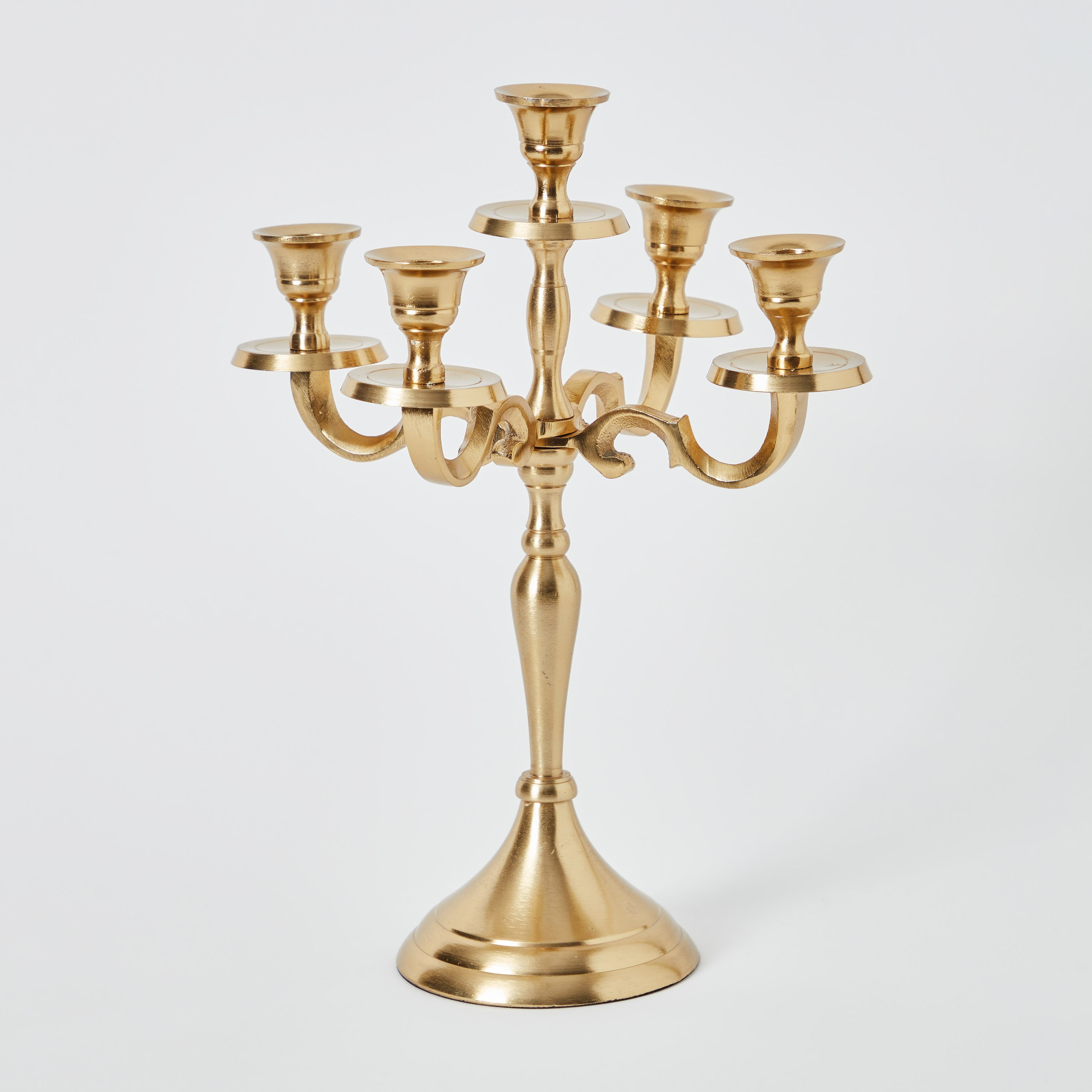 حامل شموع معدني 5 أذرع من أورازي - 26x26x32 سم-hbxlivingroom-decorandaccessories-candleholders-image-8