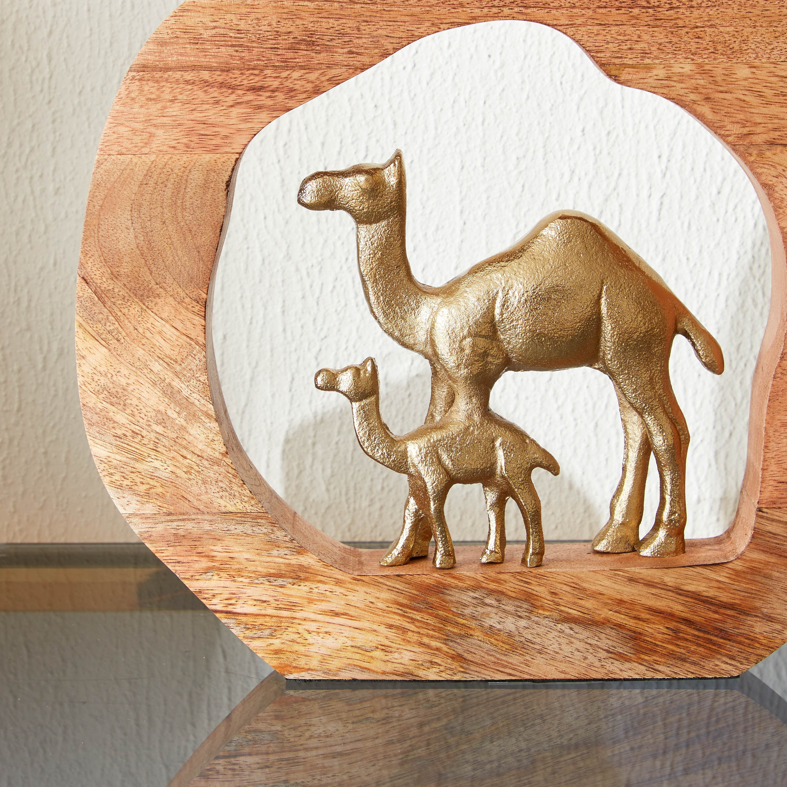 قطعة ديكور معدن بشكل جمل - اورازي - 28x4x28 سم-hbxhomeware-homedecor-figurinesandornaments-image-3