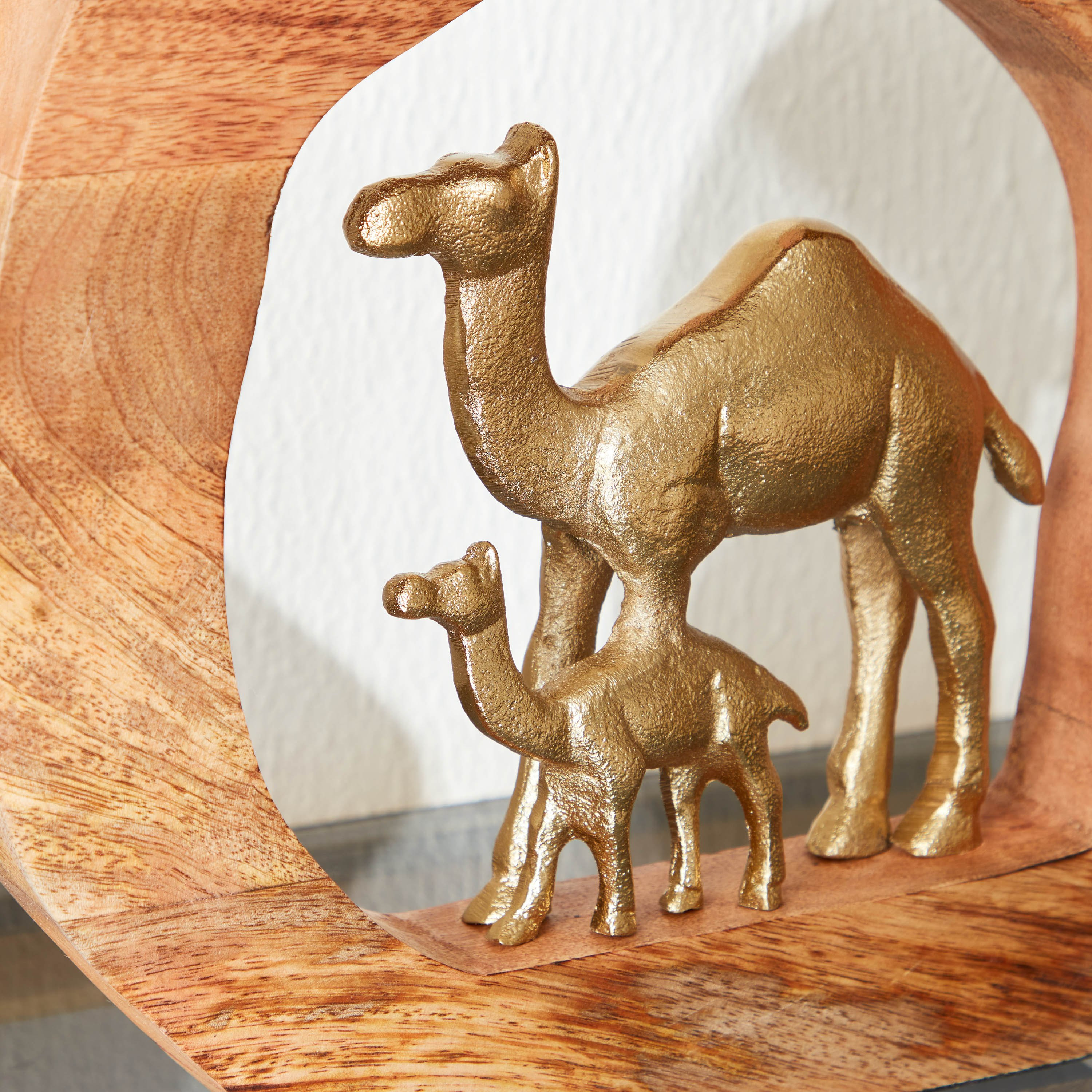 قطعة ديكور معدن بشكل جمل - اورازي - 28x4x28 سم-hbxhomeware-homedecor-figurinesandornaments-image-4
