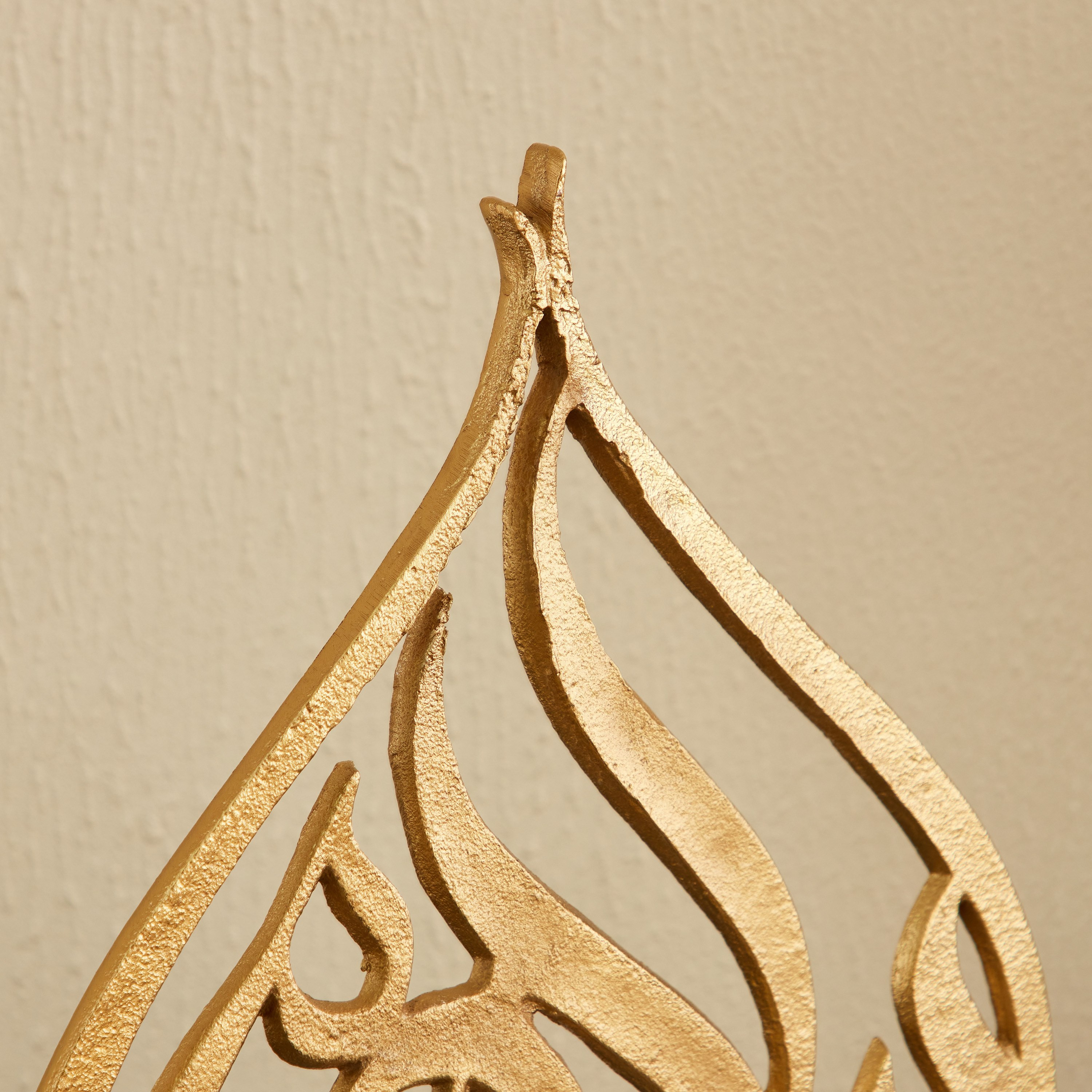 قطعة ديكور معدن بتصميم خط عربي من أورازي - 28x9x36 سم-hbxhomeware-homedecor-figurinesandornaments-image-3