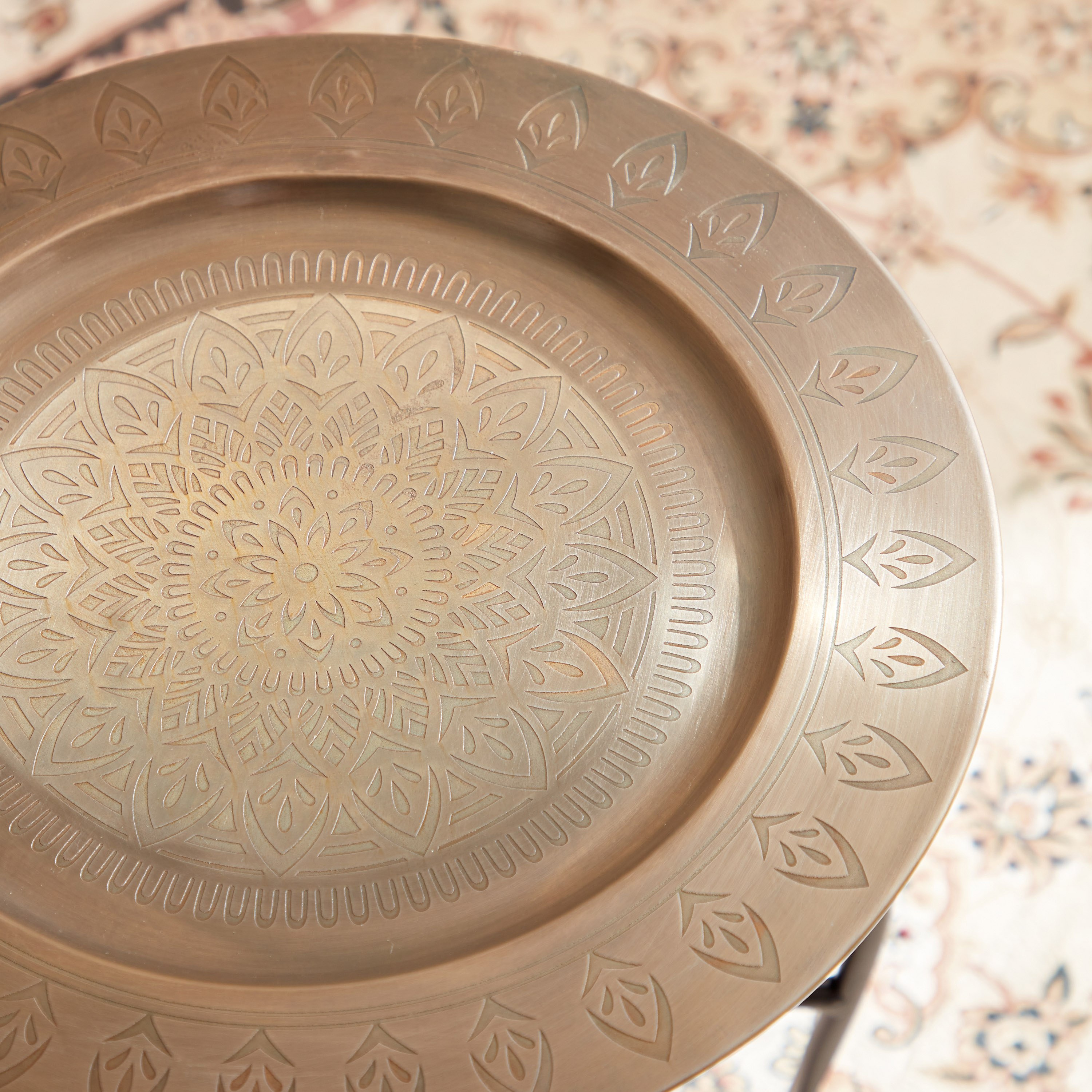 طاولة مغربية معدن من أورازي - 40.5x40.5x44.5 سم-hbxfurniture-livingroom-endtables-image-3
