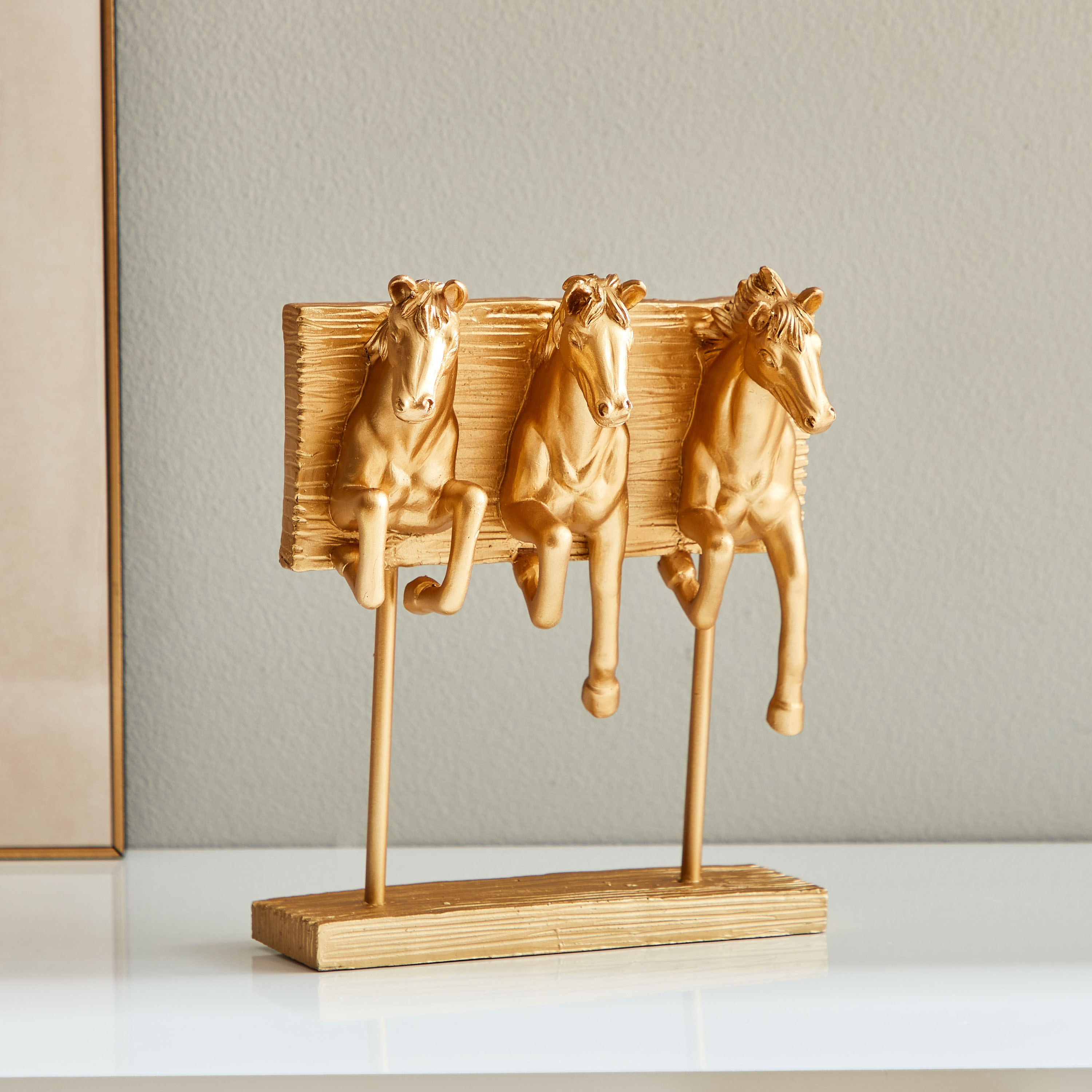 Greg Resin Running Horse Sculpture - 19x9x24 cm-hbxhomeware-homedecor-figurinesandornaments-image-1