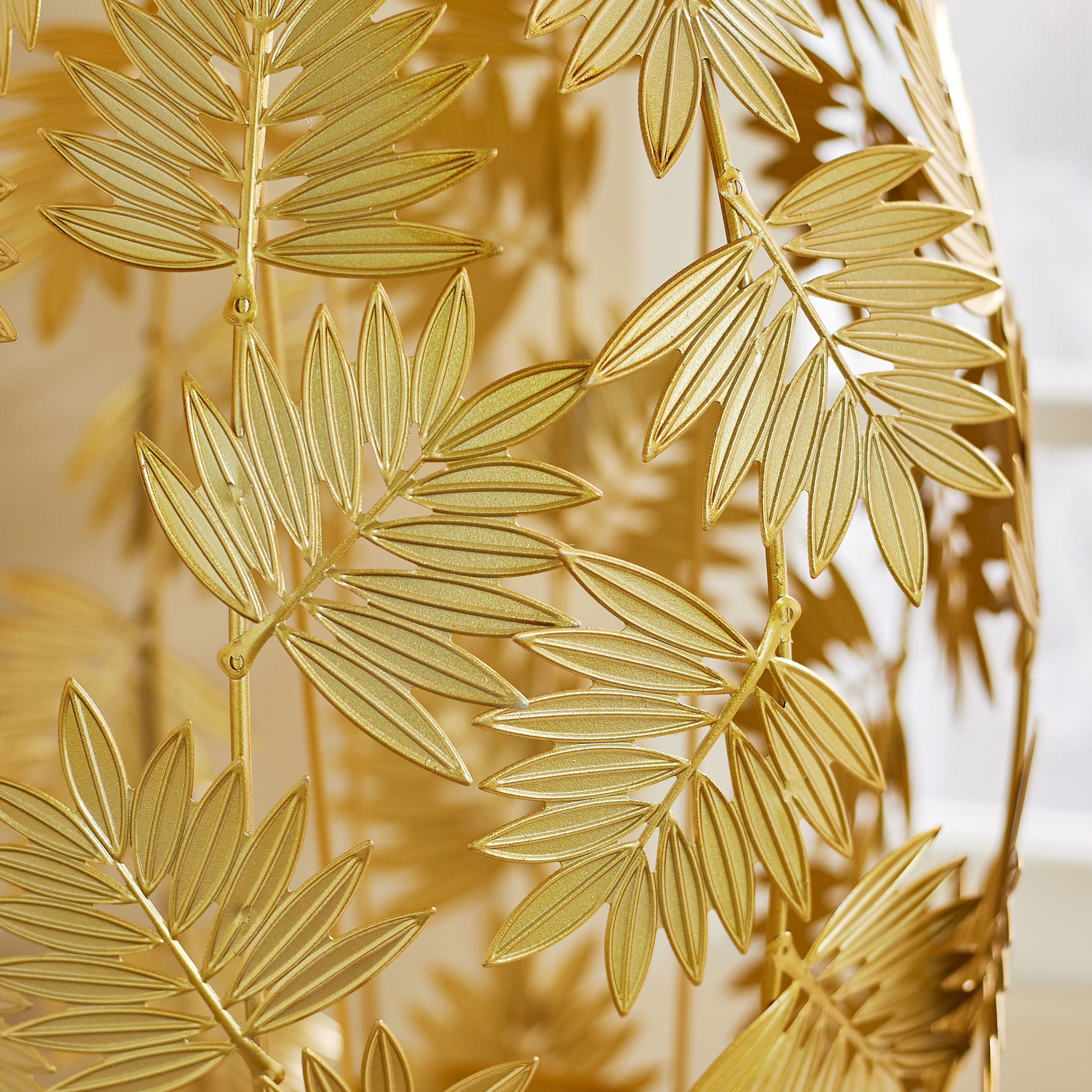 Greg Metal Palm Candleholder - 28x28x46.5 cm-hbxlivingroom-decorandaccessories-candleholders-image-4