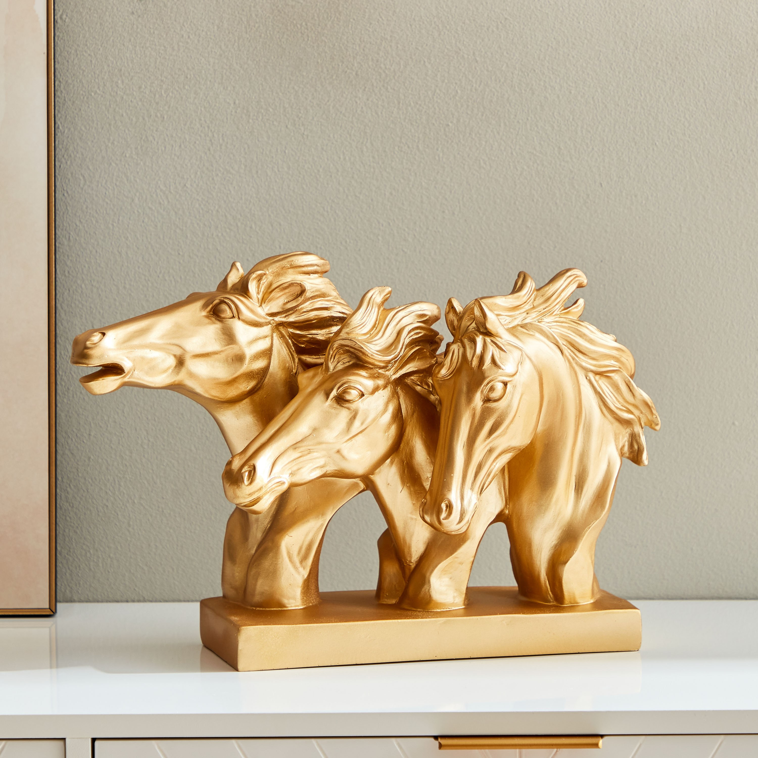قطعة ديكوربتصميم وجه الحصان من جريج - 41x14x27 سم-hbxhomeware-homedecor-figurinesandornaments-image-1