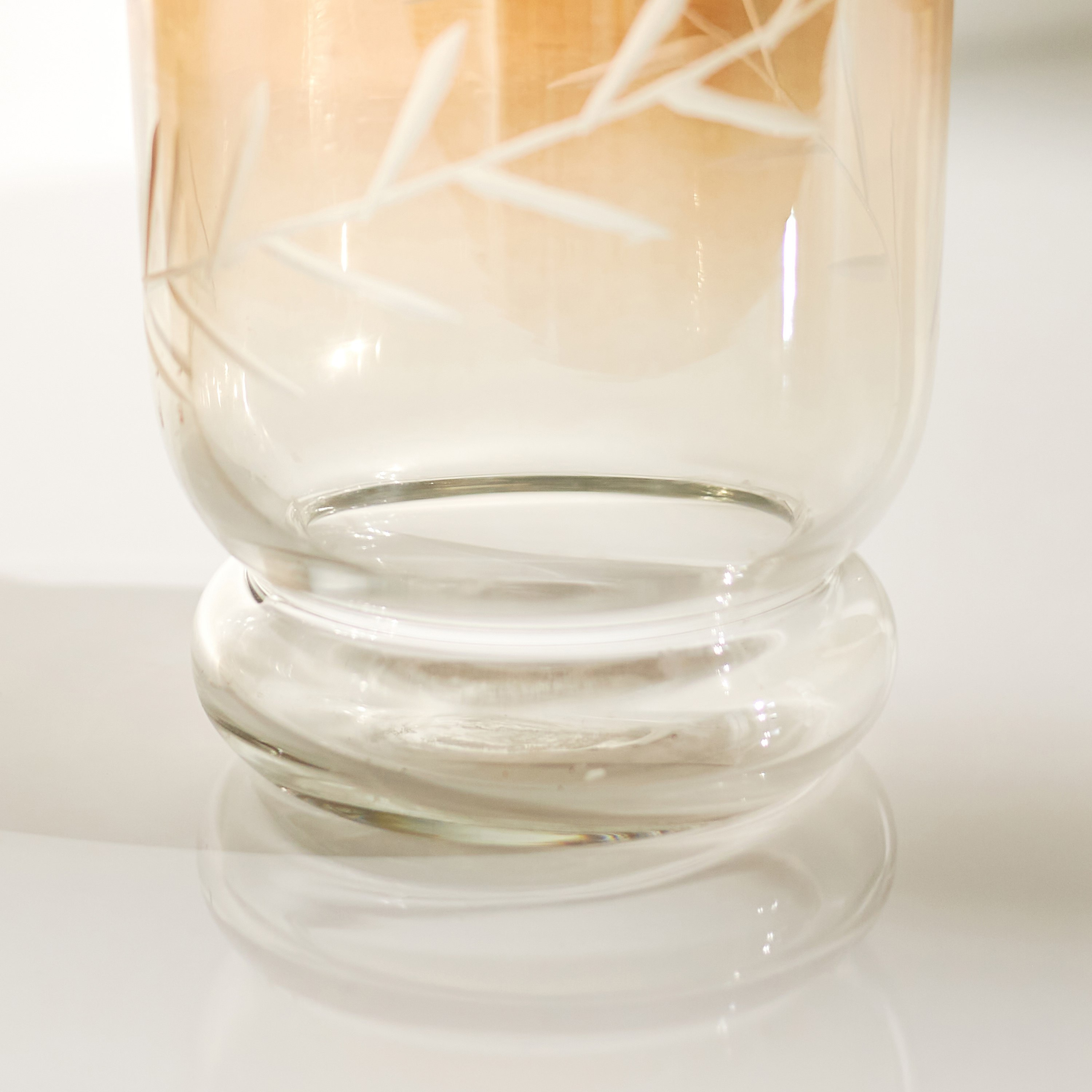 حامل شموع ديكور زجاج من درو - 10.5x14 سم-hbxlivingroom-decorandaccessories-candleholders-image-4