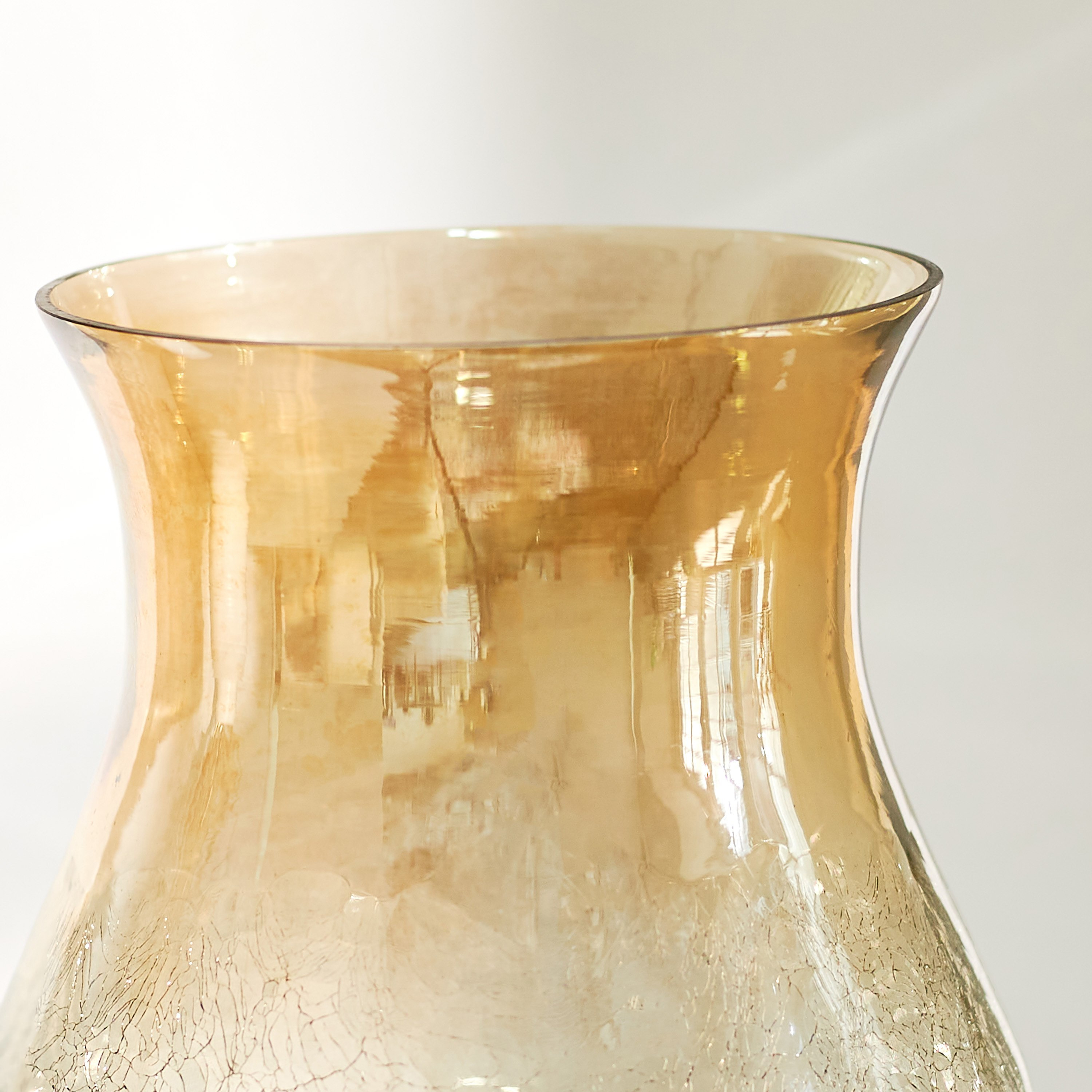 حامل شموع ديكور زجاج من درو - 20x32.5 سم-hbxlivingroom-decorandaccessories-candleholders-image-4
