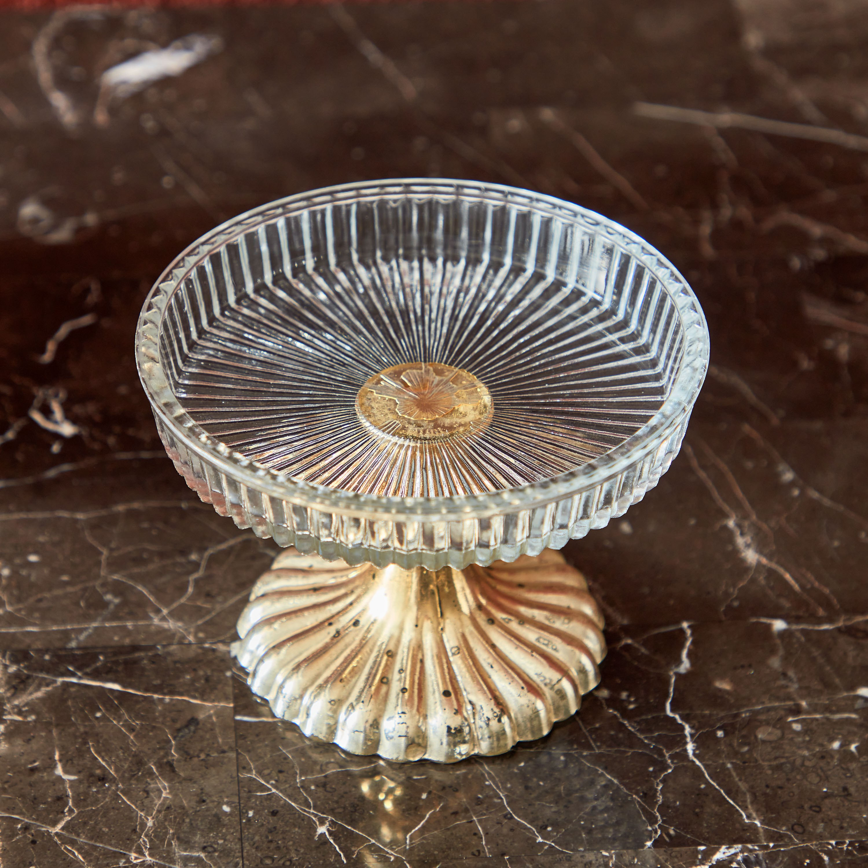 صحن ديكور زجاج من درو - 12.5x12.5x8.5 سم-hbxhomeware-hbxdecorandfurnishings-image-1