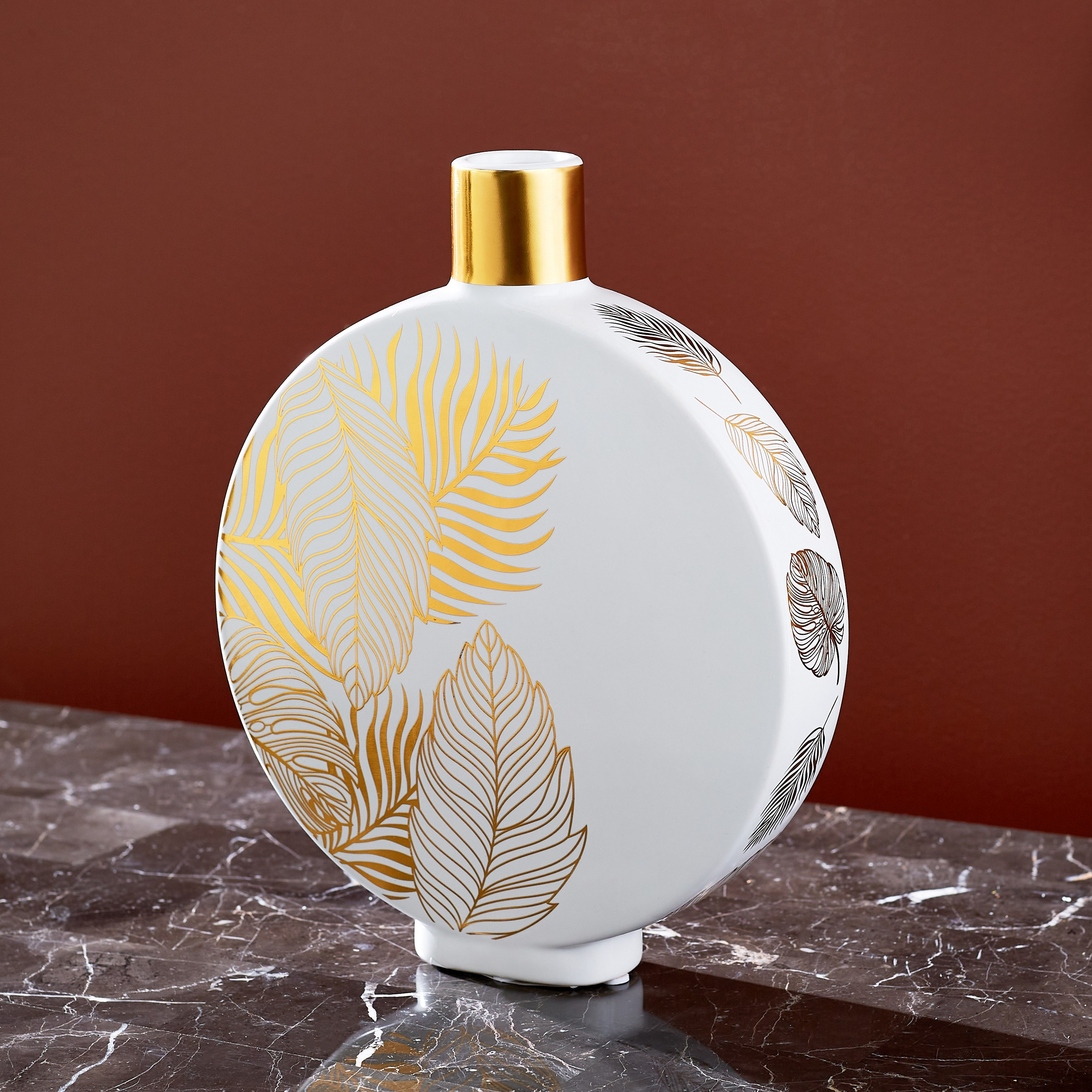 مزهرية سيراميك من شاز - 23x6x30 سم-hbxhomeware-hbxdecorandfurnishings-image-2