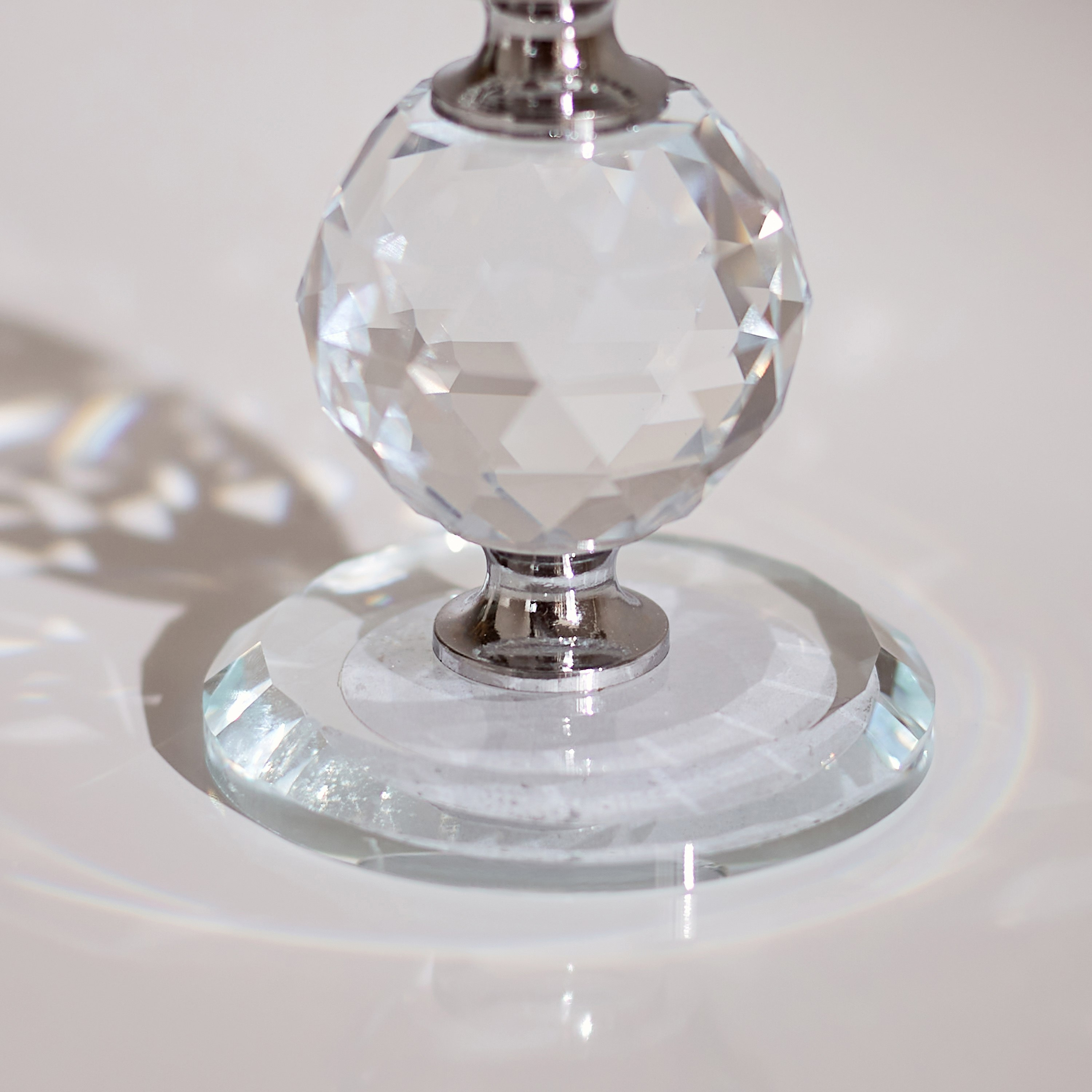 حامل شموع كريستال شفّاف من بيرج - 6x9.5 سم-hbxlivingroom-decorandaccessories-candleholders-image-4