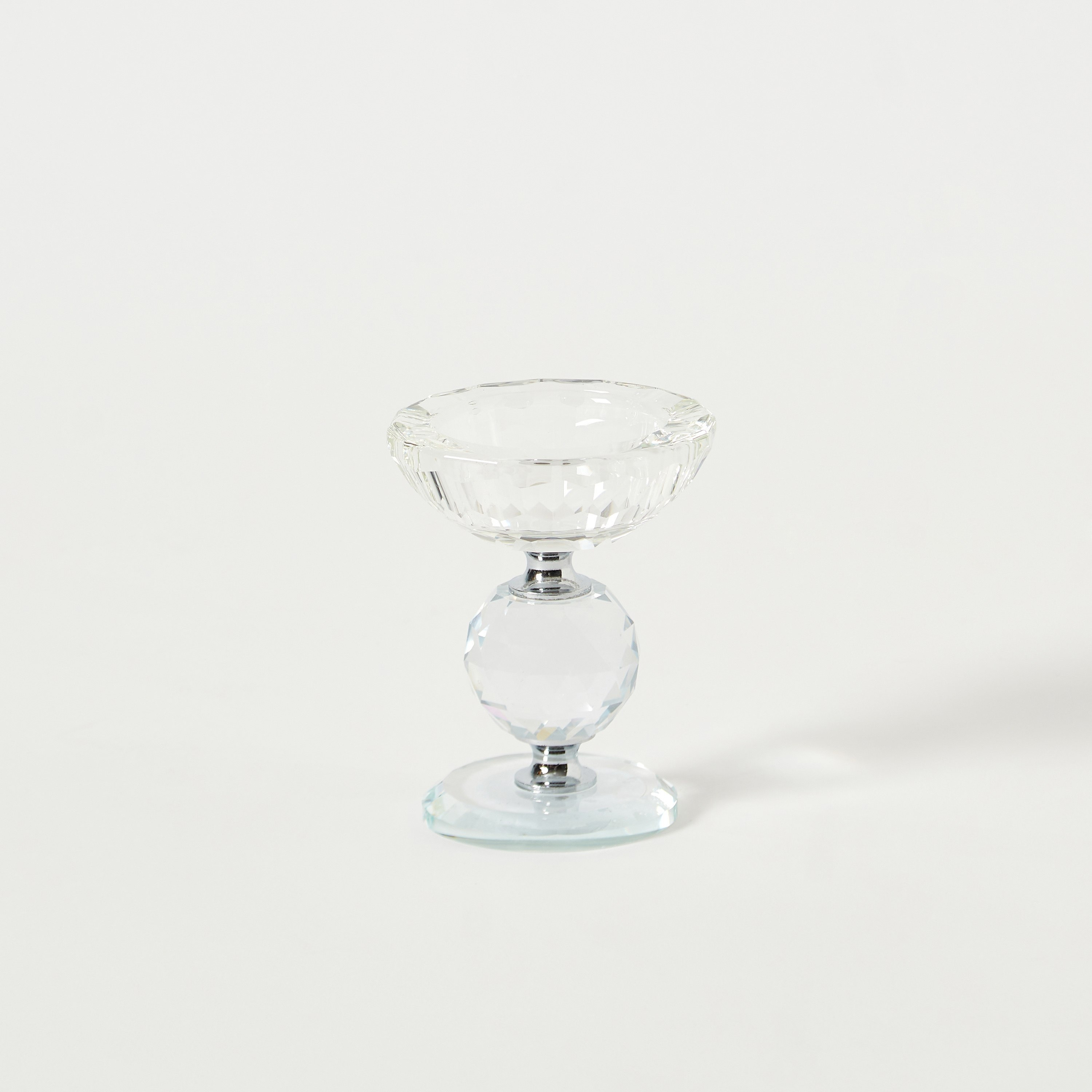 حامل شموع كريستال شفّاف من بيرج - 6x9.5 سم-hbxlivingroom-decorandaccessories-candleholders-image-6