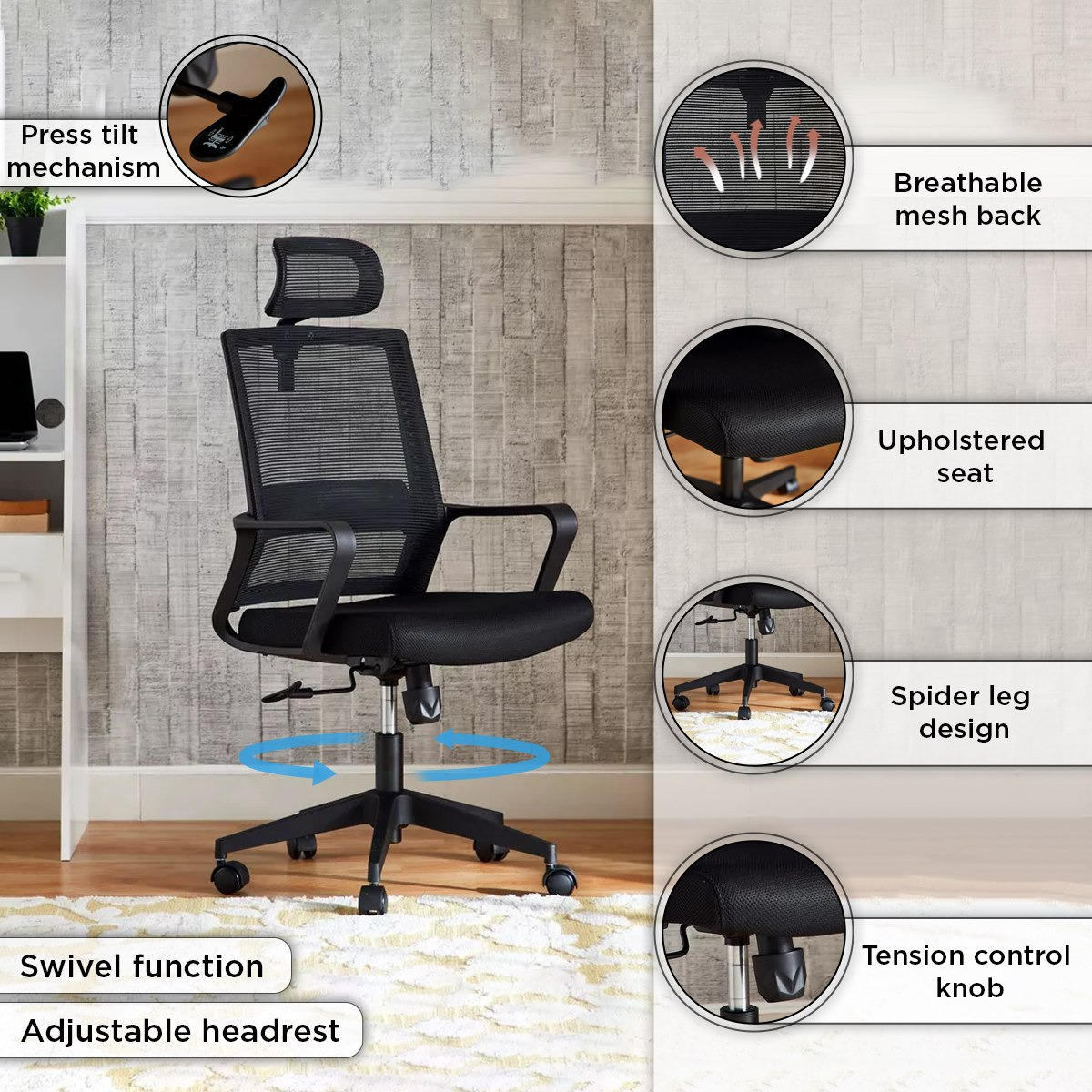 كرسي مكتب بمسند ظهر مرتفع من أواسيس-hbxfurniture-office-chairs-image-5