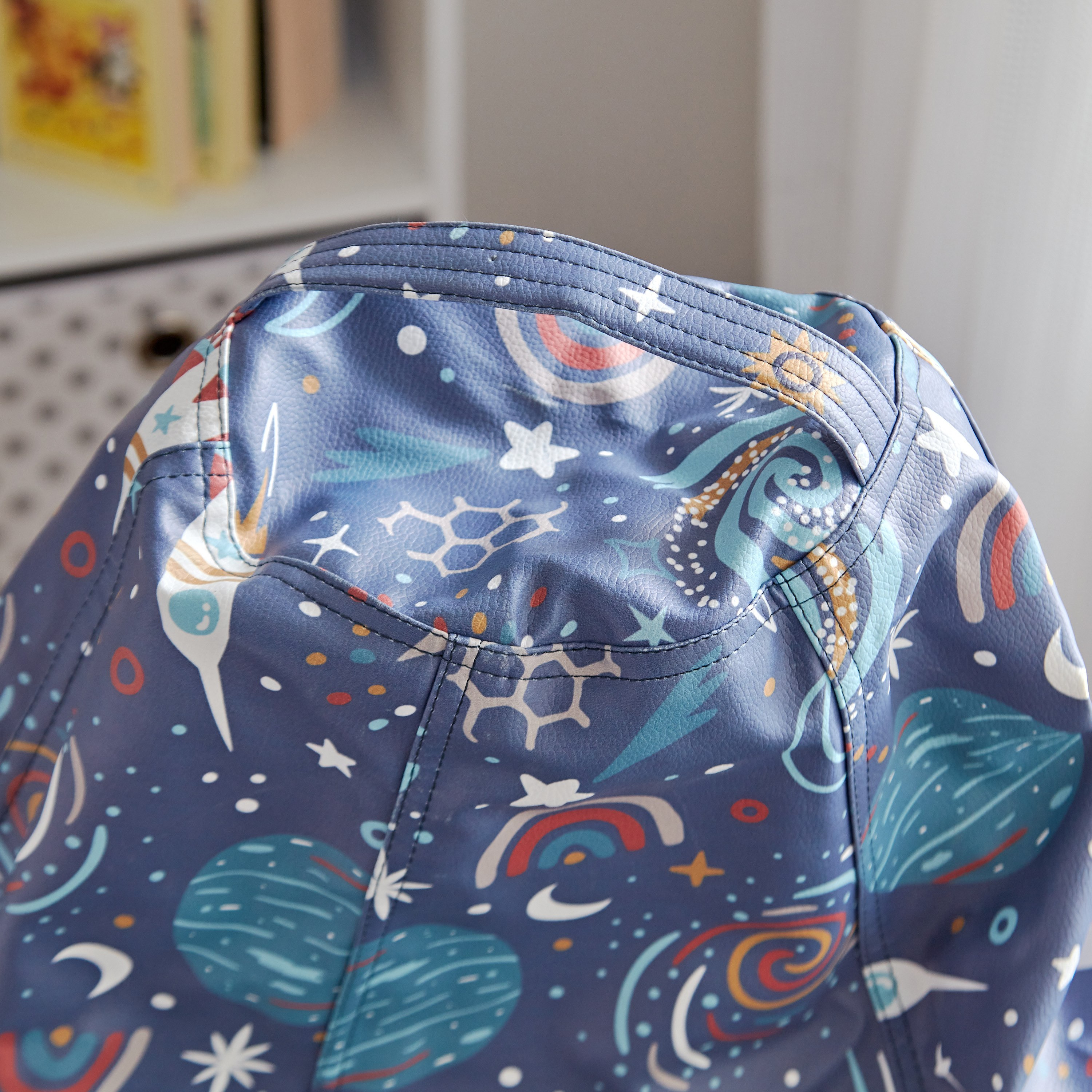 Aloha Cosmic Meridian Kids' Digital Printed Extra Large Bean Bag - 76x54x70 cm-hbxhomeware-hbxkidsandyouth-image-2