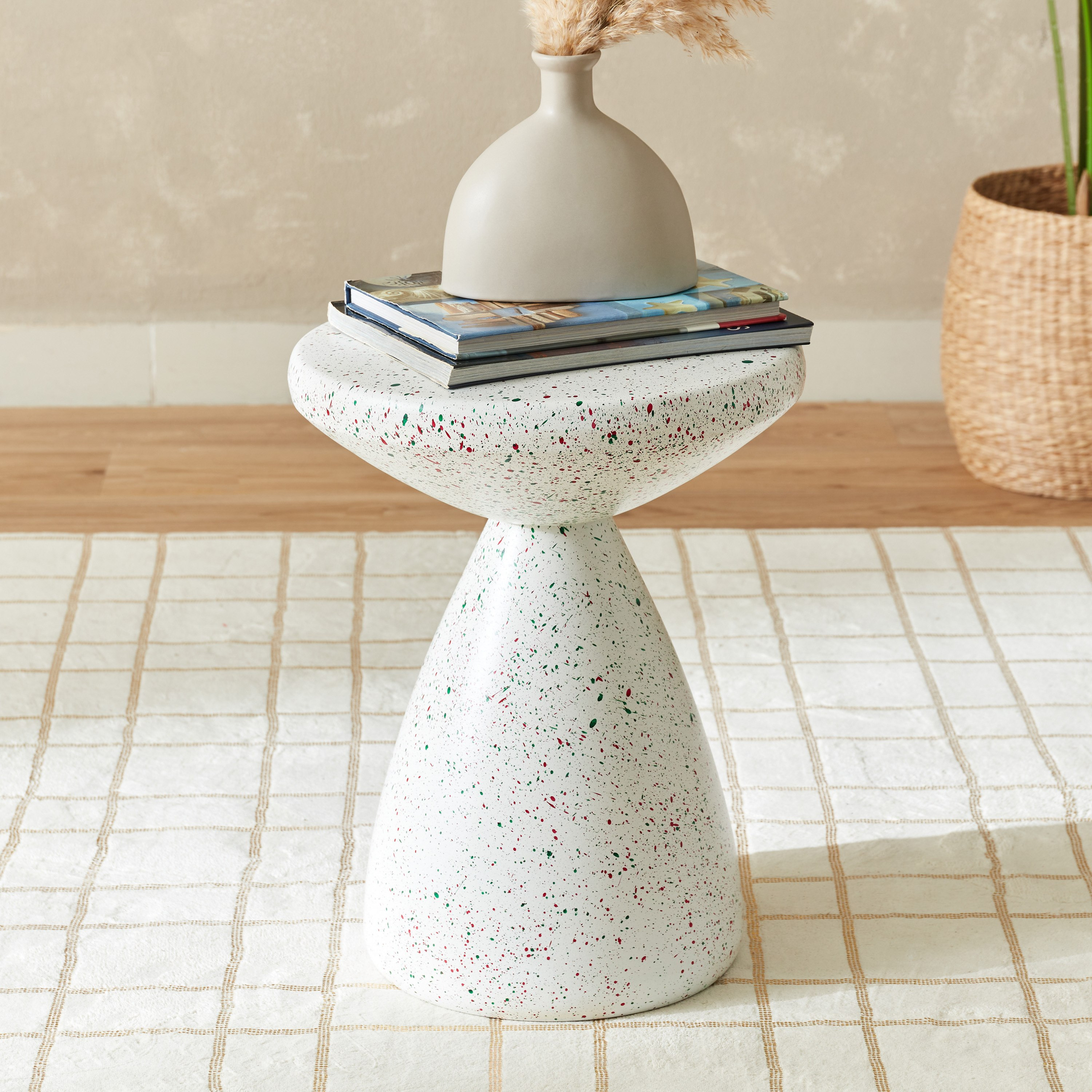 Terrazzo end store table