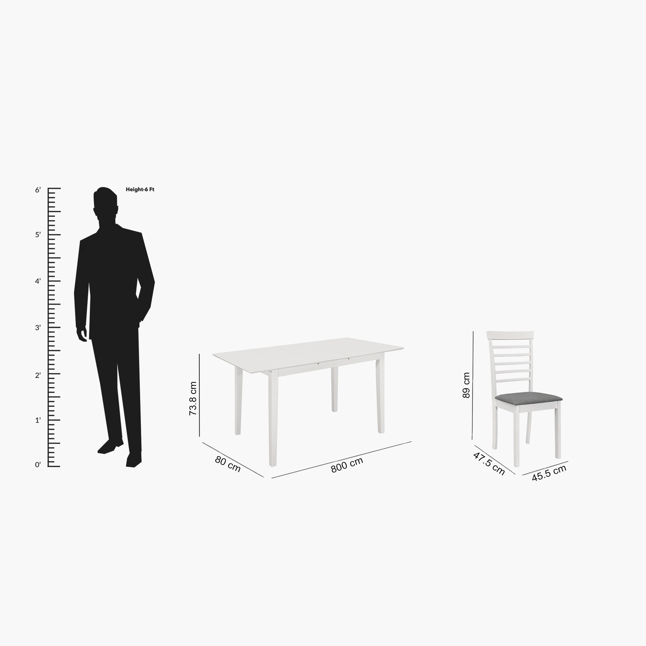 طقم سفرة قابل لتمدّد 6 مقاعد من جيلر بارني-hbxfurniture-diningtablesandsets-diningsets-sixseater-image-11