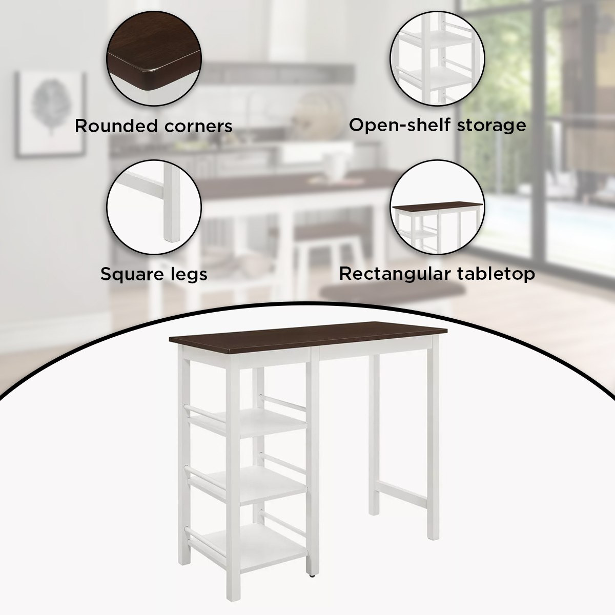 Treeger 2-Seater High Dining Set-hbxfurniture-diningtablesandsets-diningsets-twoseater-image-6