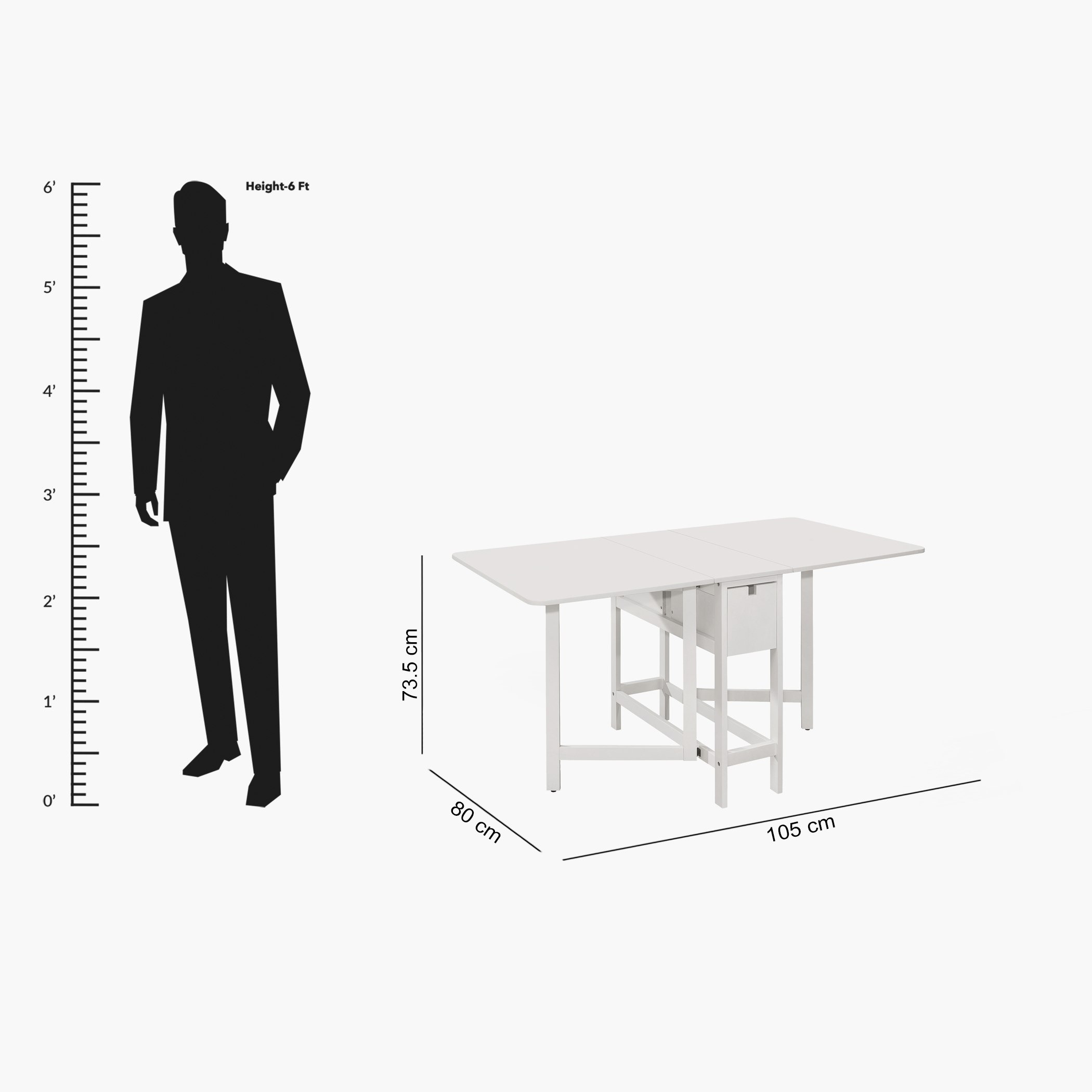 طاولة سفرة قابلة للطي 4 مقاعد من جيلر بارني-hbxfurniture-diningtablesandsets-diningtables-fourseater-image-17
